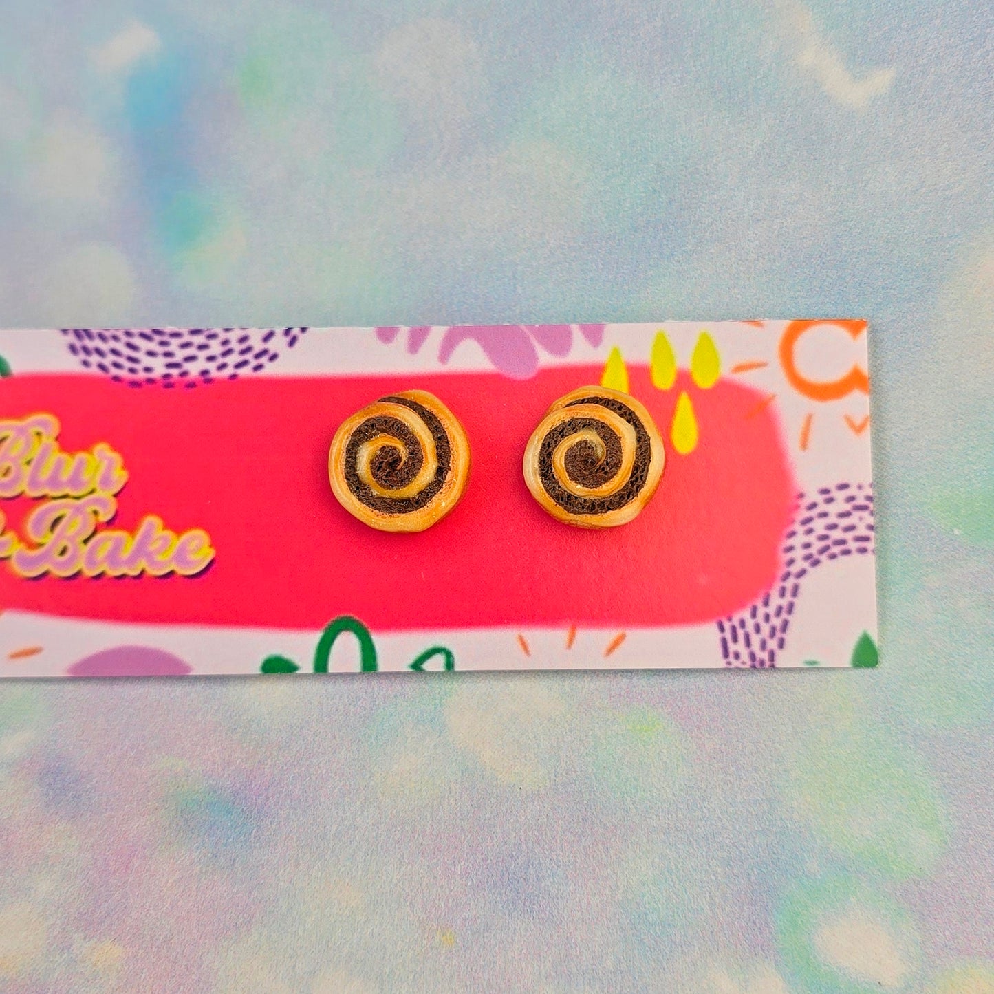 Cinnamon Roll Studs