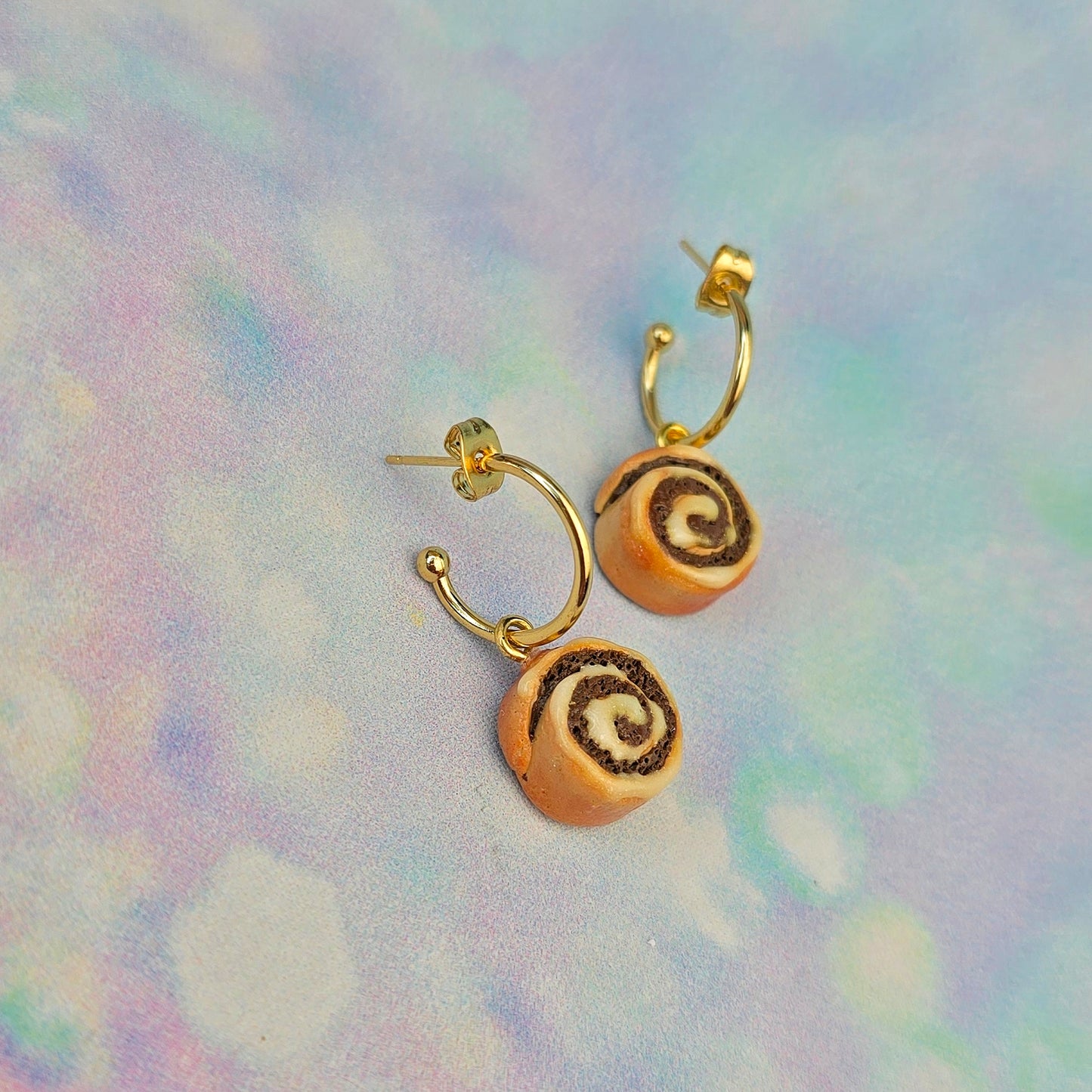 Cinnamon Roll Dangles