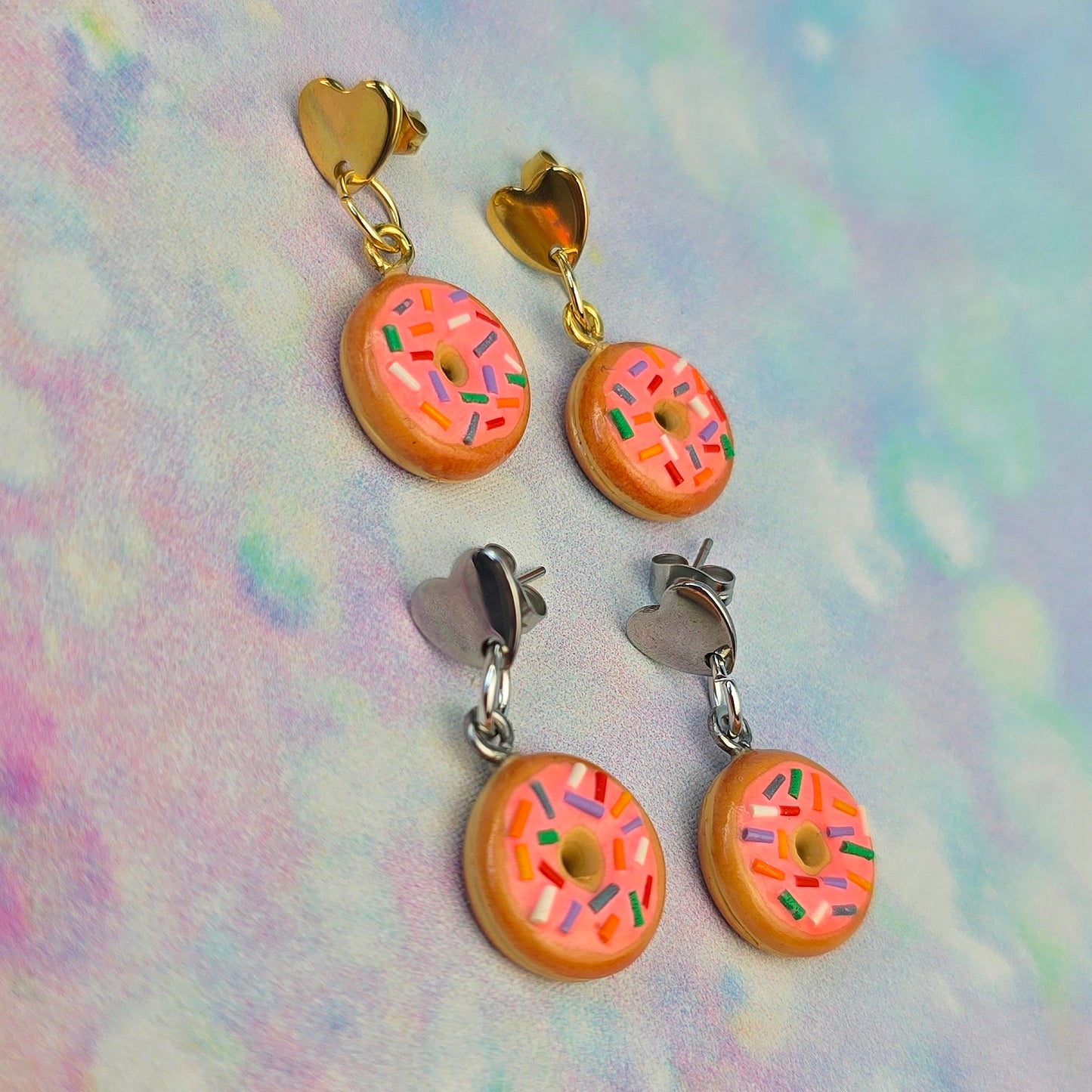 Pink Doughnut Dangles LIMITED EDITION