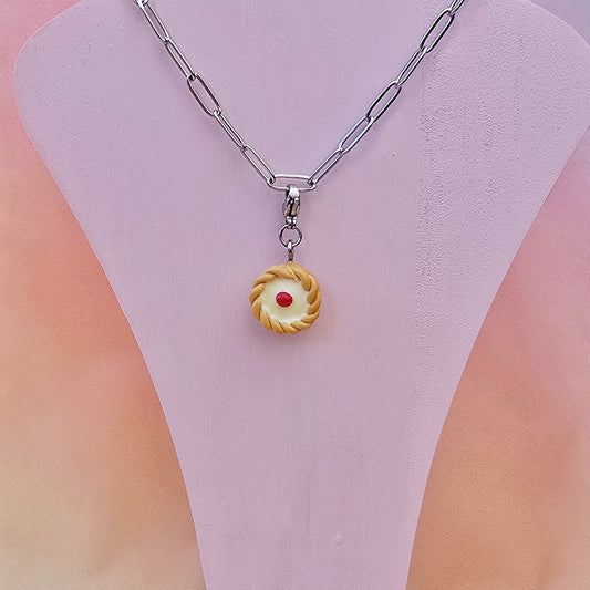 Bakewell Tart Necklace Charm (Charm Only)