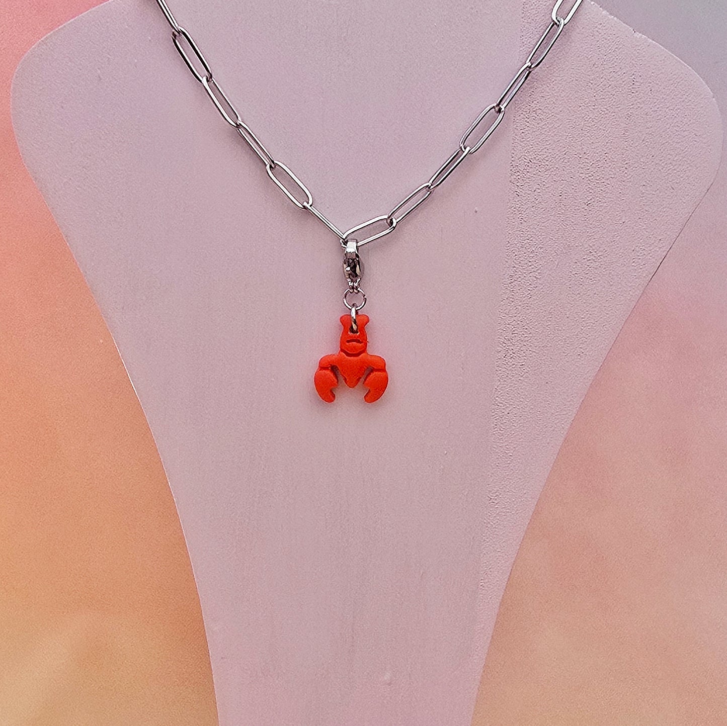 Lobster Necklace Charm (Tail) (Charm Only)