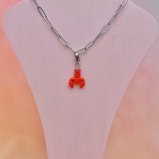 Lobster Necklace Charm (Tail) (Charm Only)