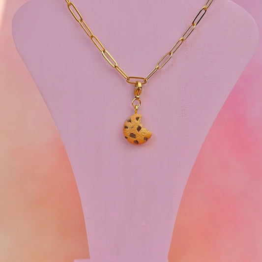 Chocolate Chip Cookie Necklace Charm (Charm Only)