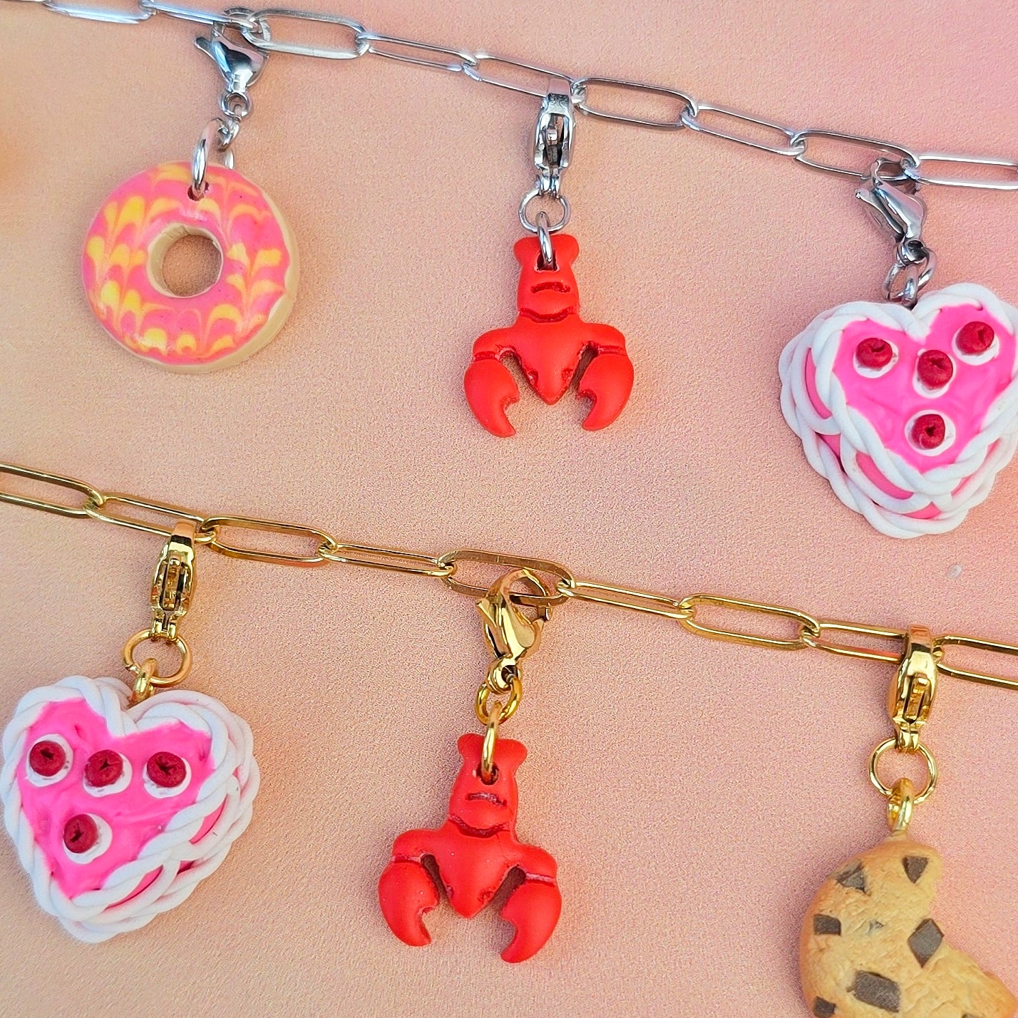 Lobster Necklace Charm (Tail) (Charm Only)