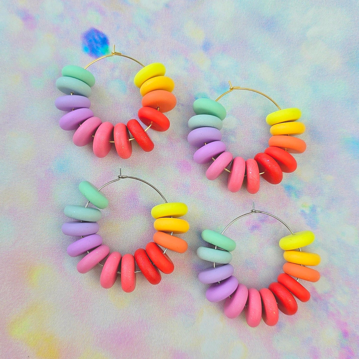 LIMITED EDITION Sugar Rush Large Beaded Hoops
