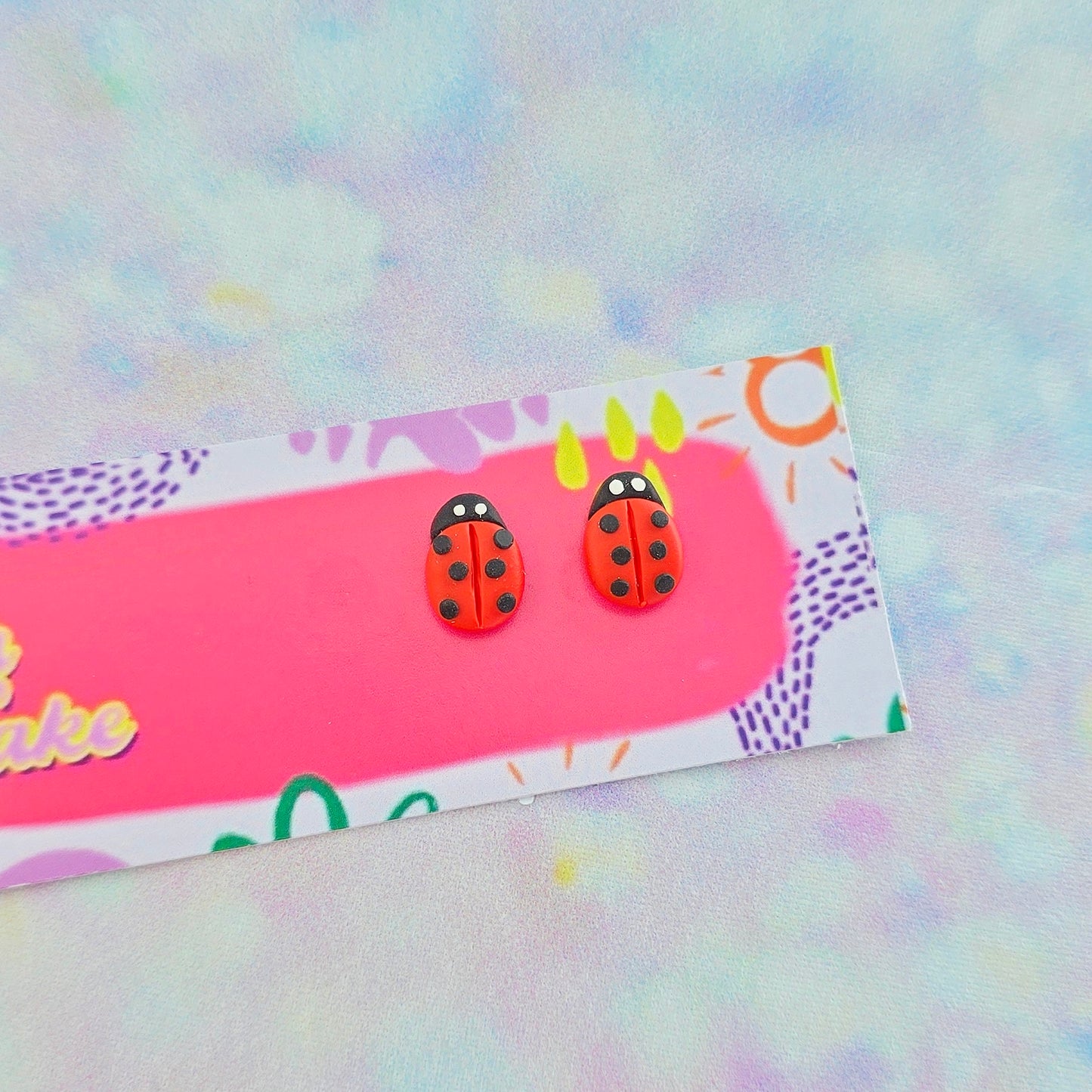 *DISCONTINUED* Mini Ladybird Studs