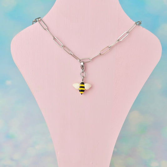 Bee Necklace Charm (Charm Only)