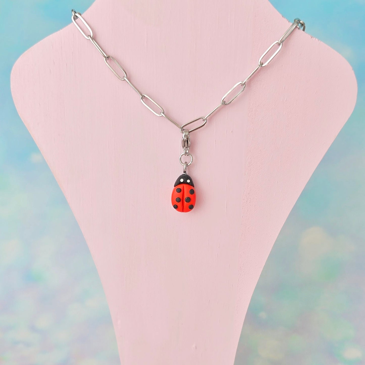 Mini Ladybird Necklace Charm (Charm Only)