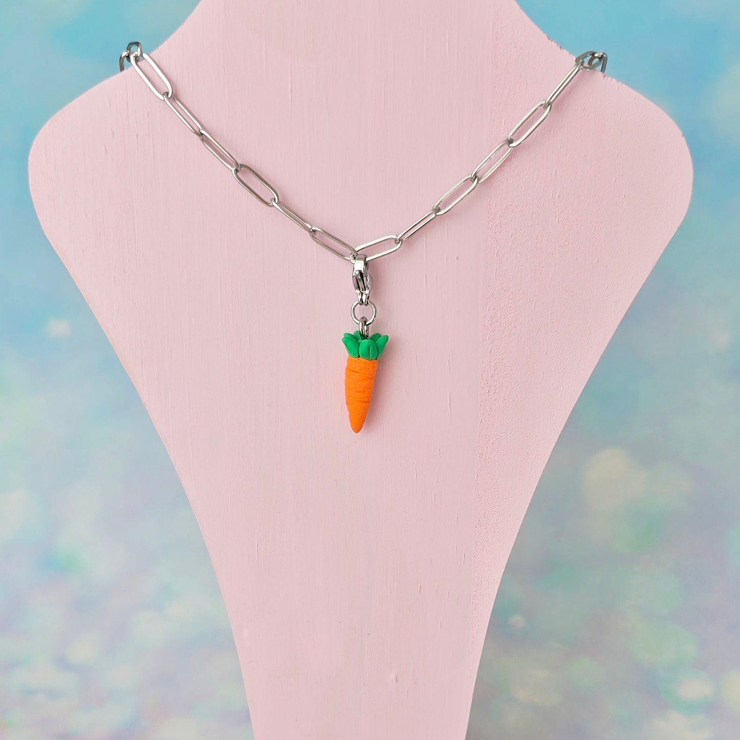 Carrot Necklace Charm (Charm Only)