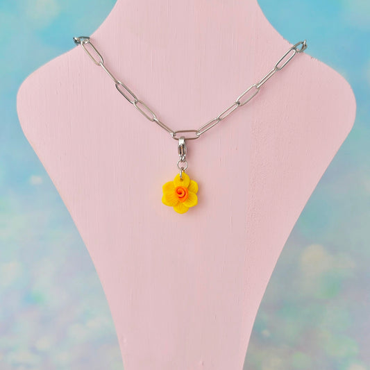 Daffodil Necklace Charm (Charm Only)