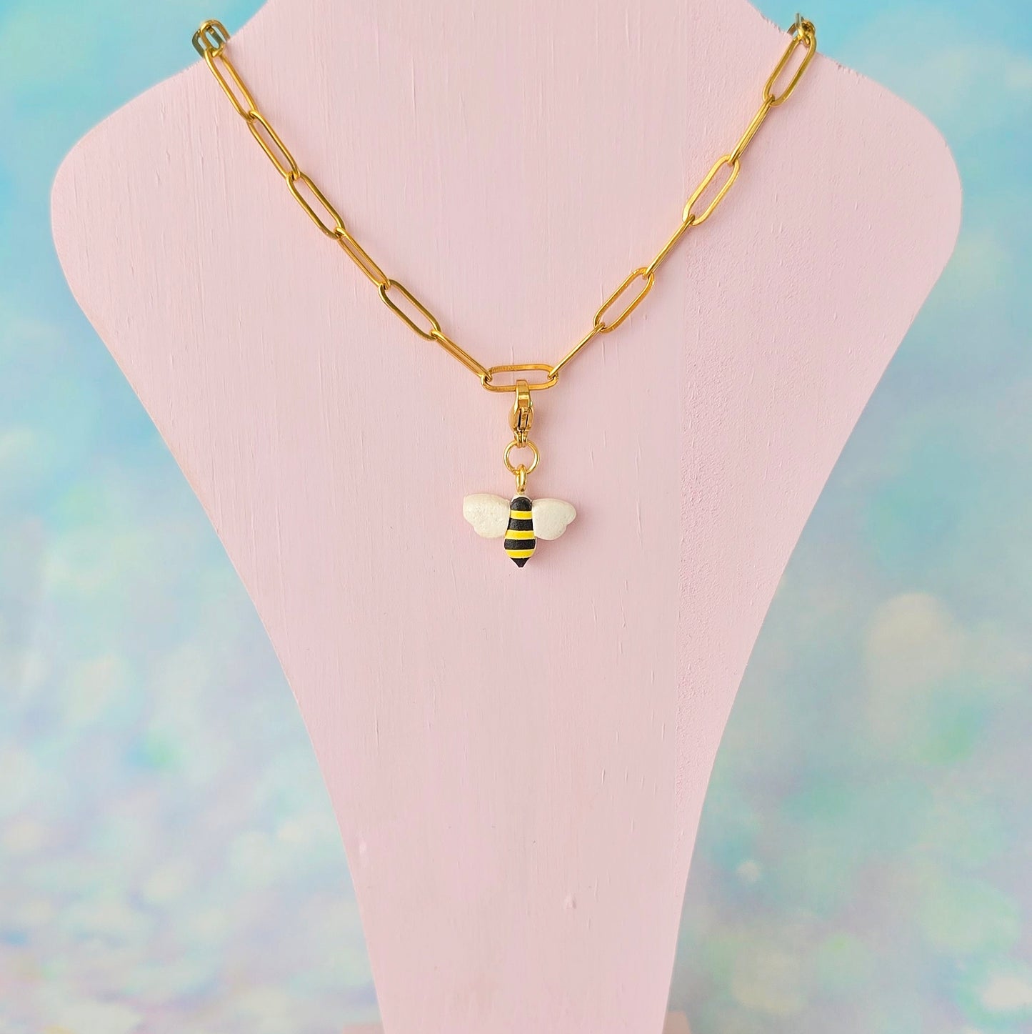 Bee Necklace Charm (Charm Only)