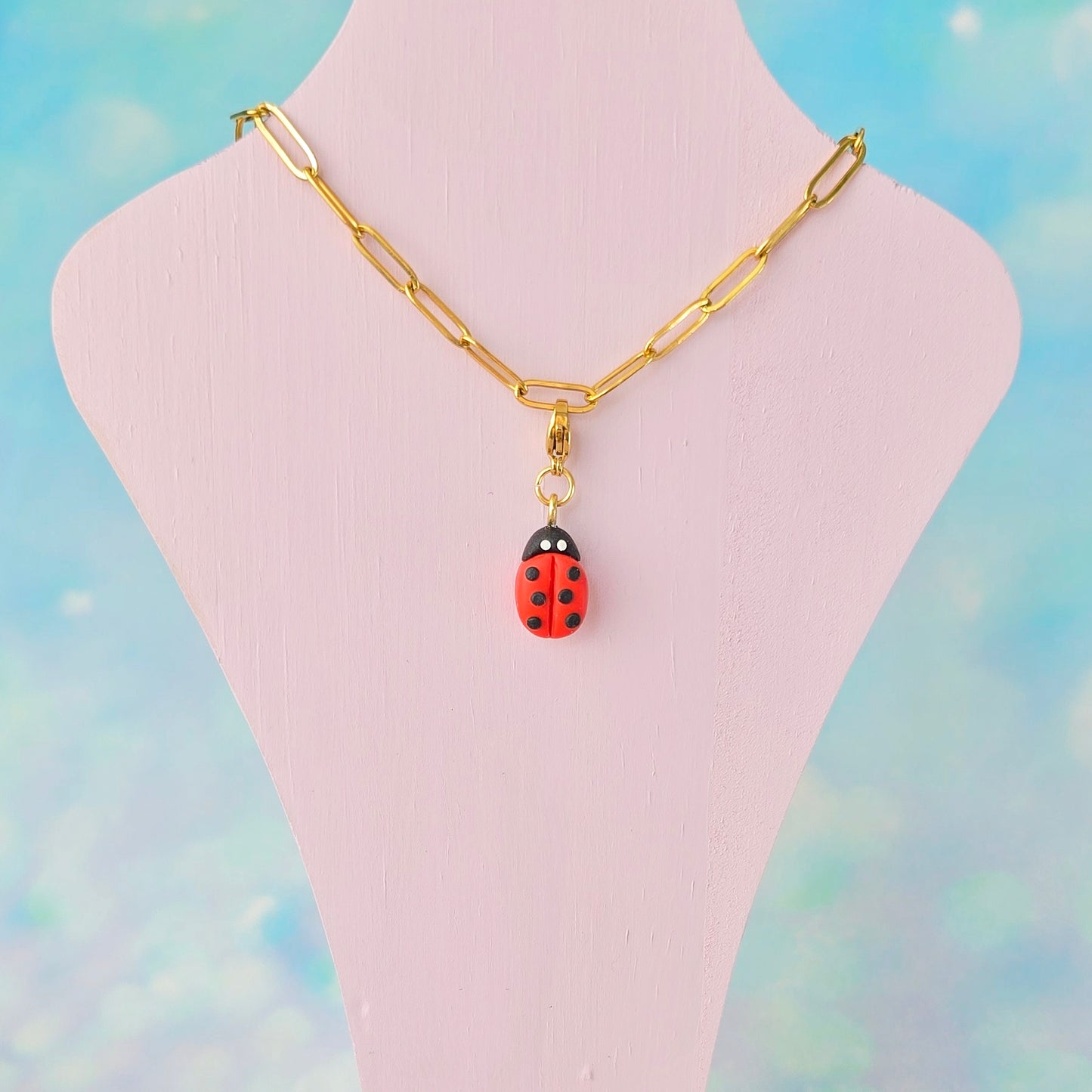 Mini Ladybird Necklace Charm (Charm Only)