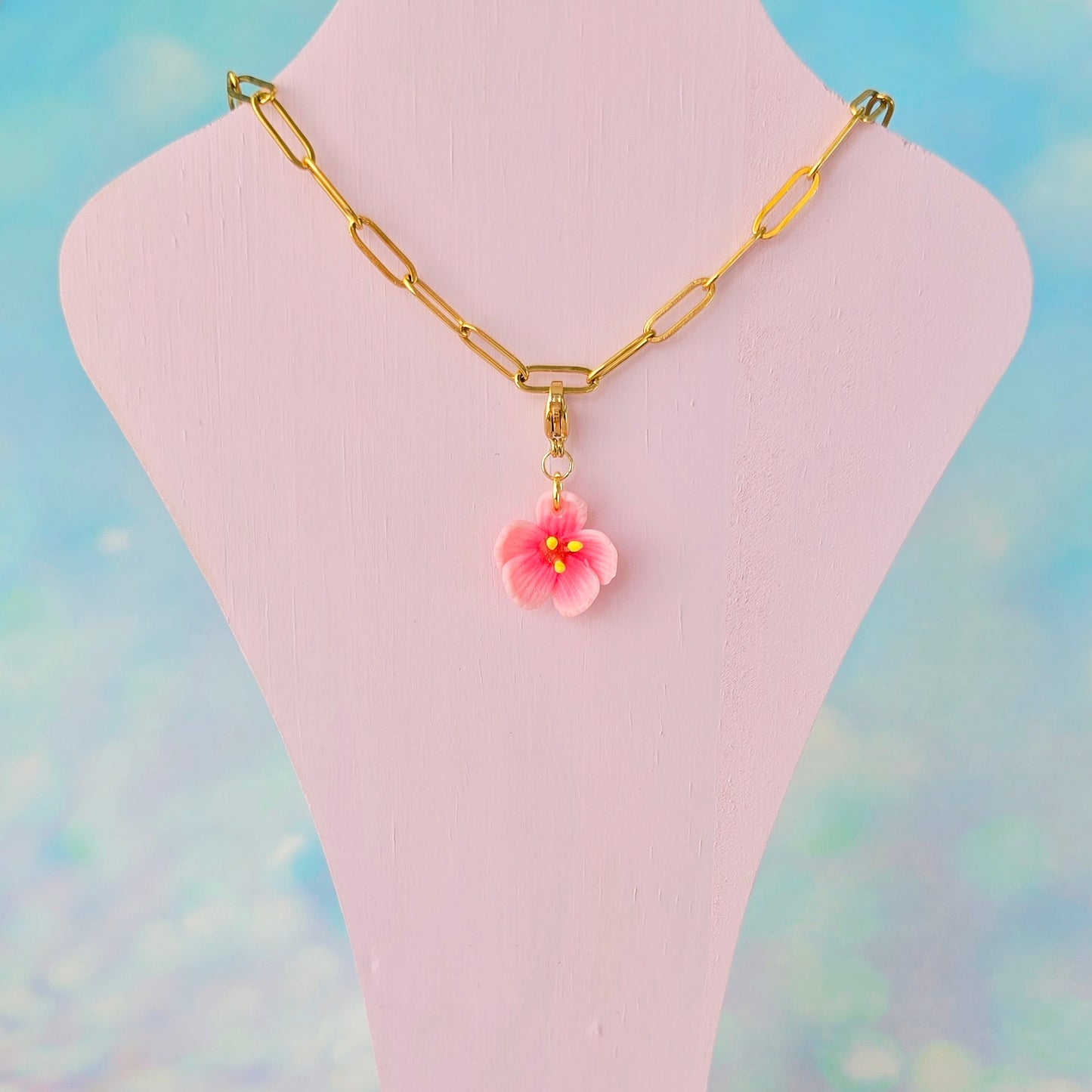 Cherry Blossom Necklace Charm (Charm Only)