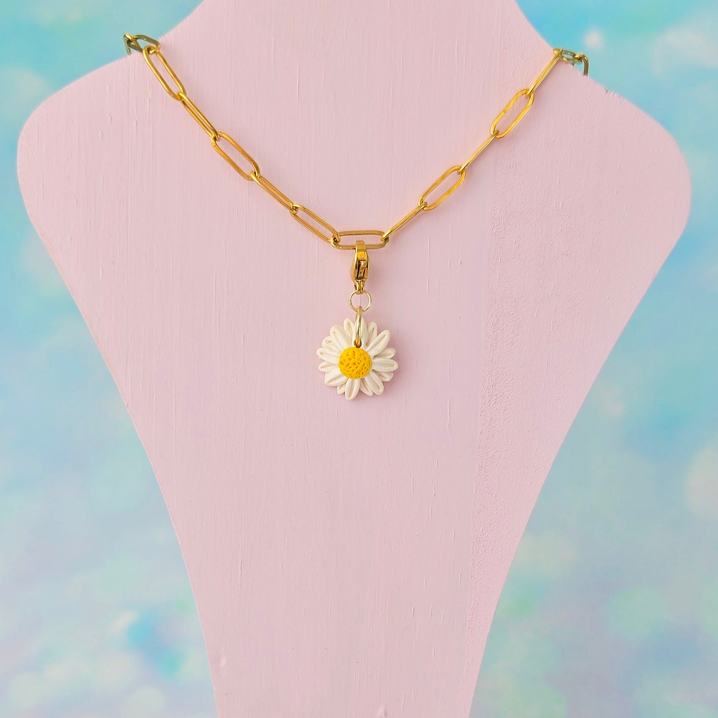 Daisy Necklace Charm (Charm Only)