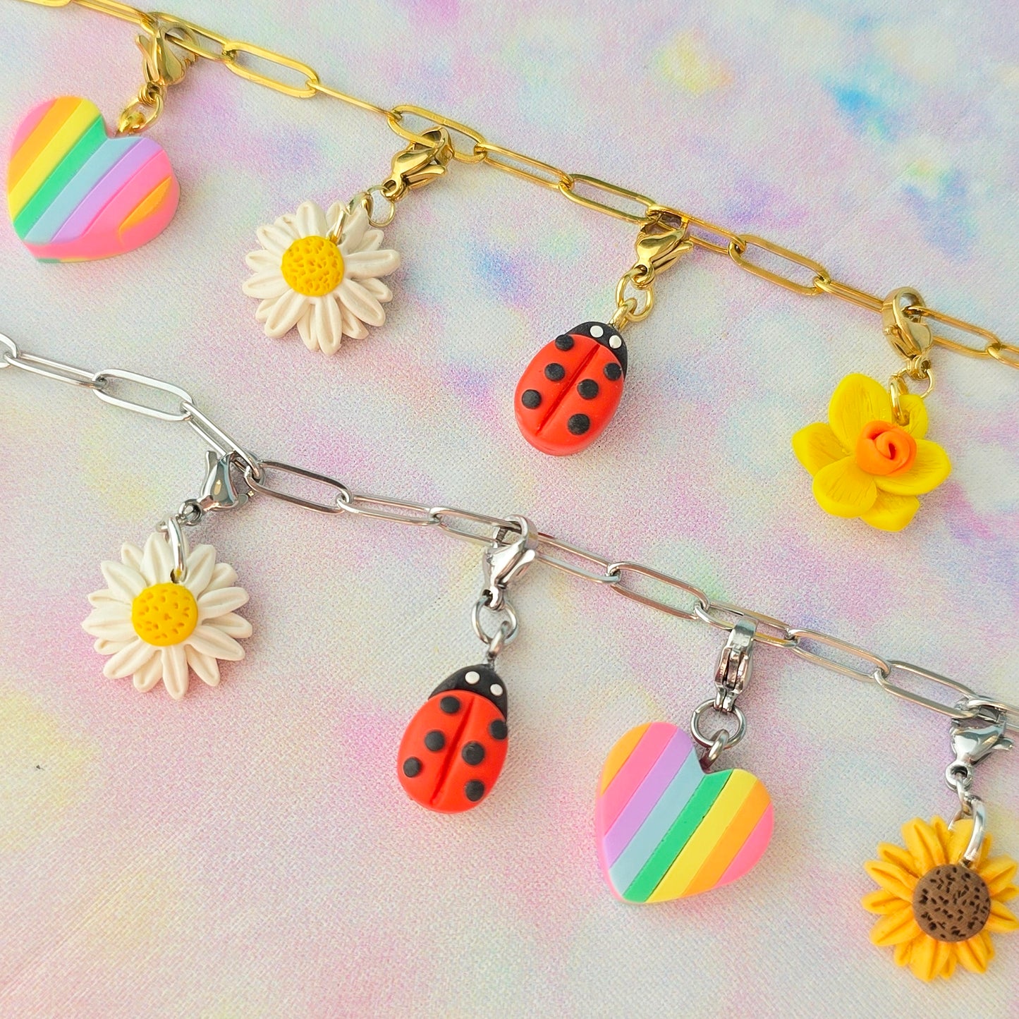 Mini Ladybird Necklace Charm (Charm Only)