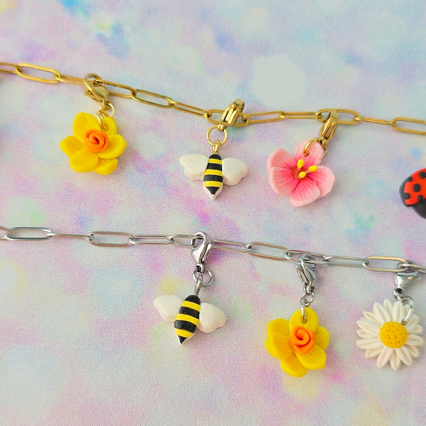 Bee Necklace Charm (Charm Only)