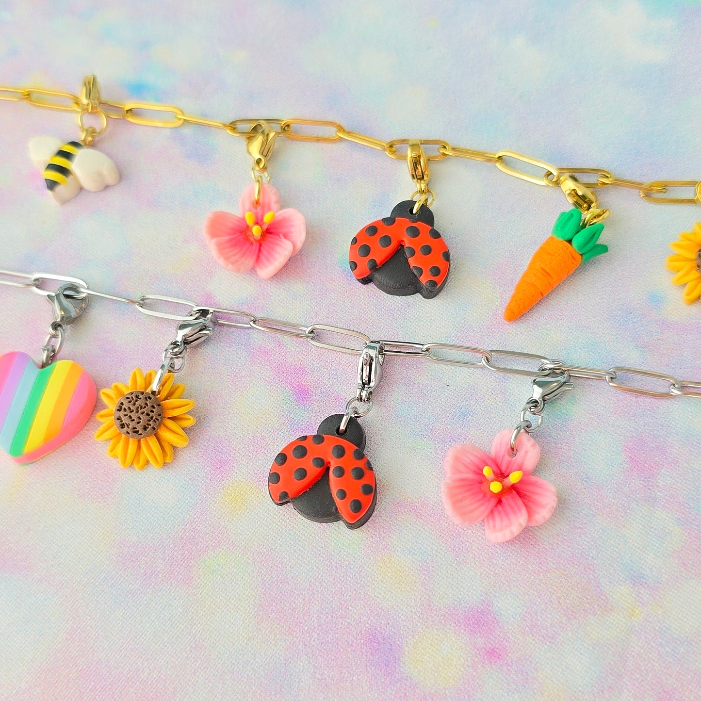 Larger Ladybird Necklace Charm (Charm Only)