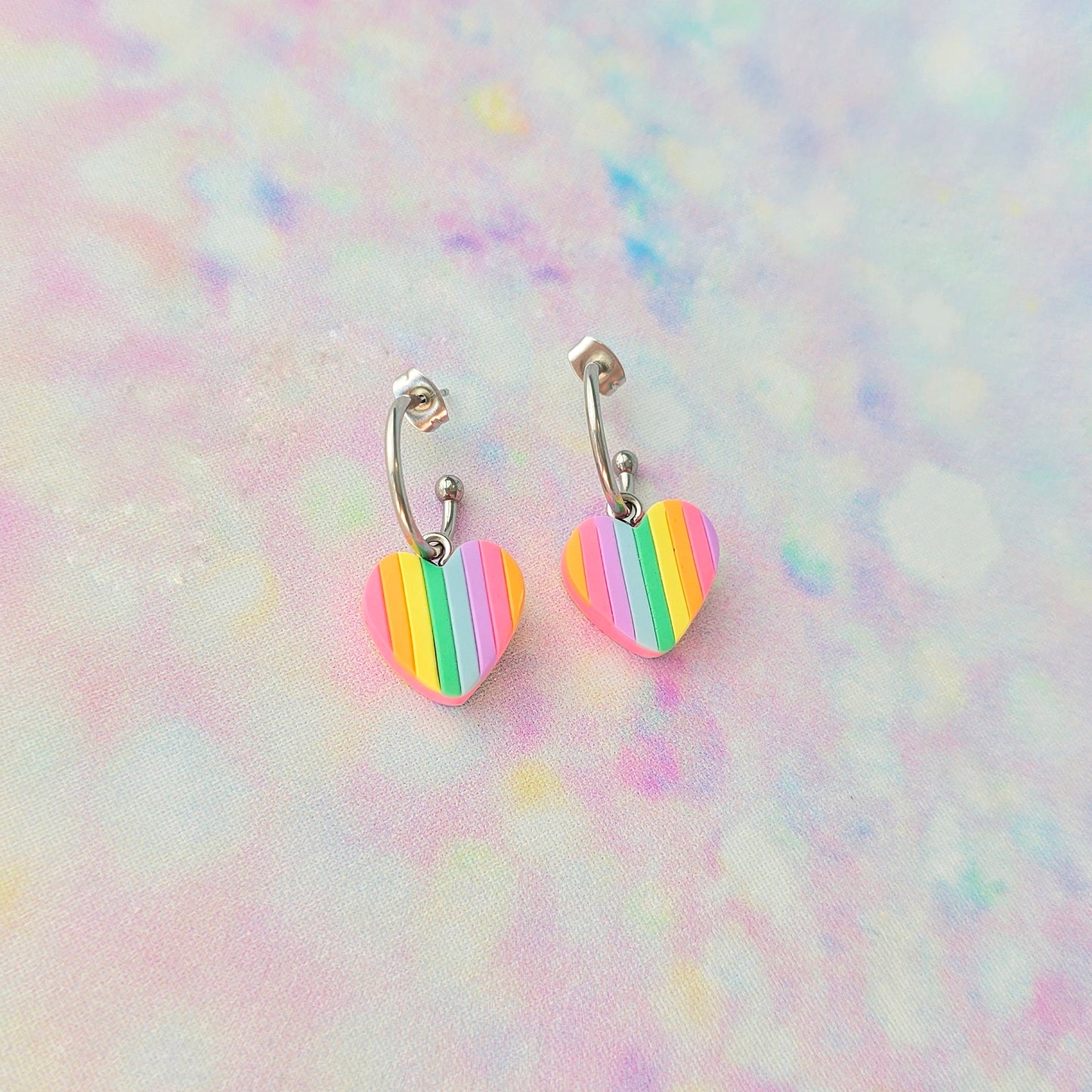 Pastel Heart Dangles