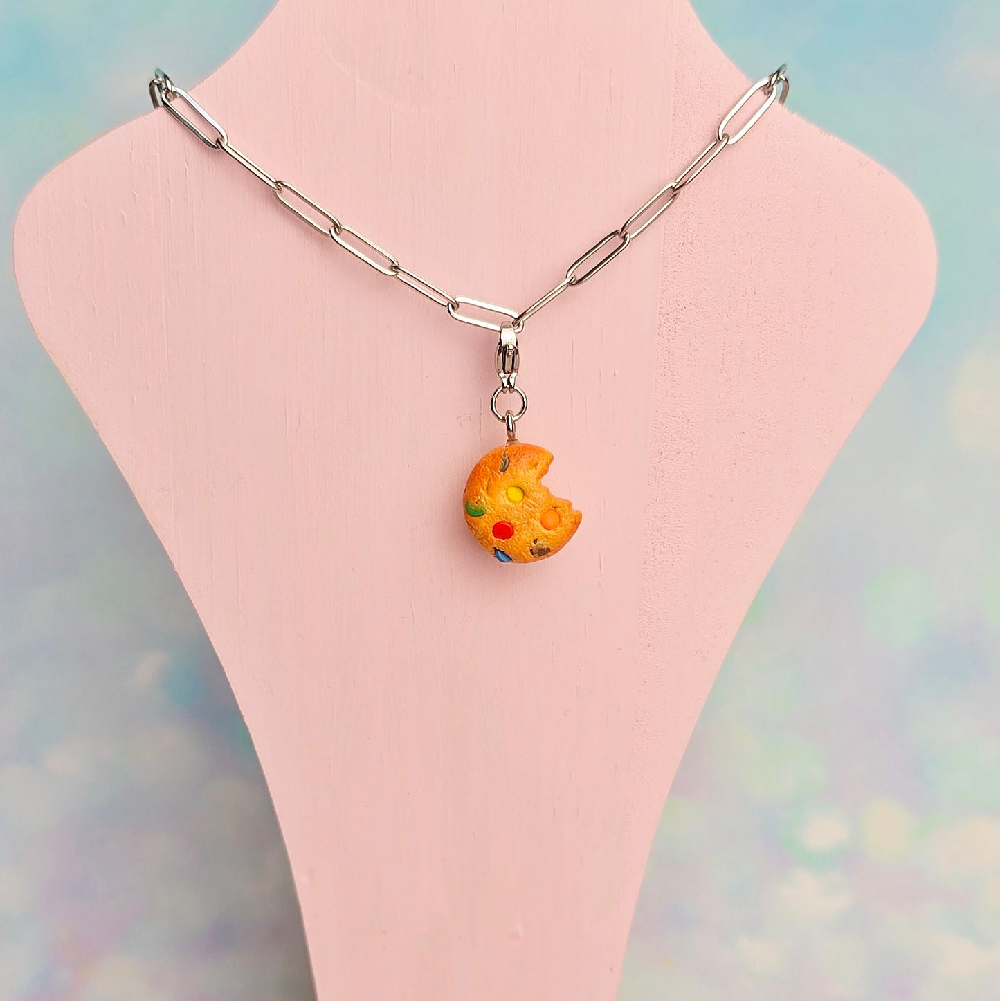 Rainbow Cookie Necklace Charm (Charm Only)