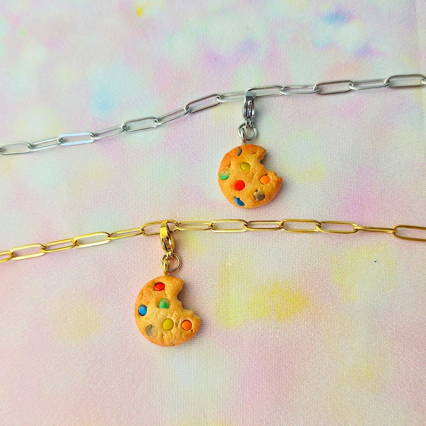Rainbow Cookie Necklace Charm (Charm Only)