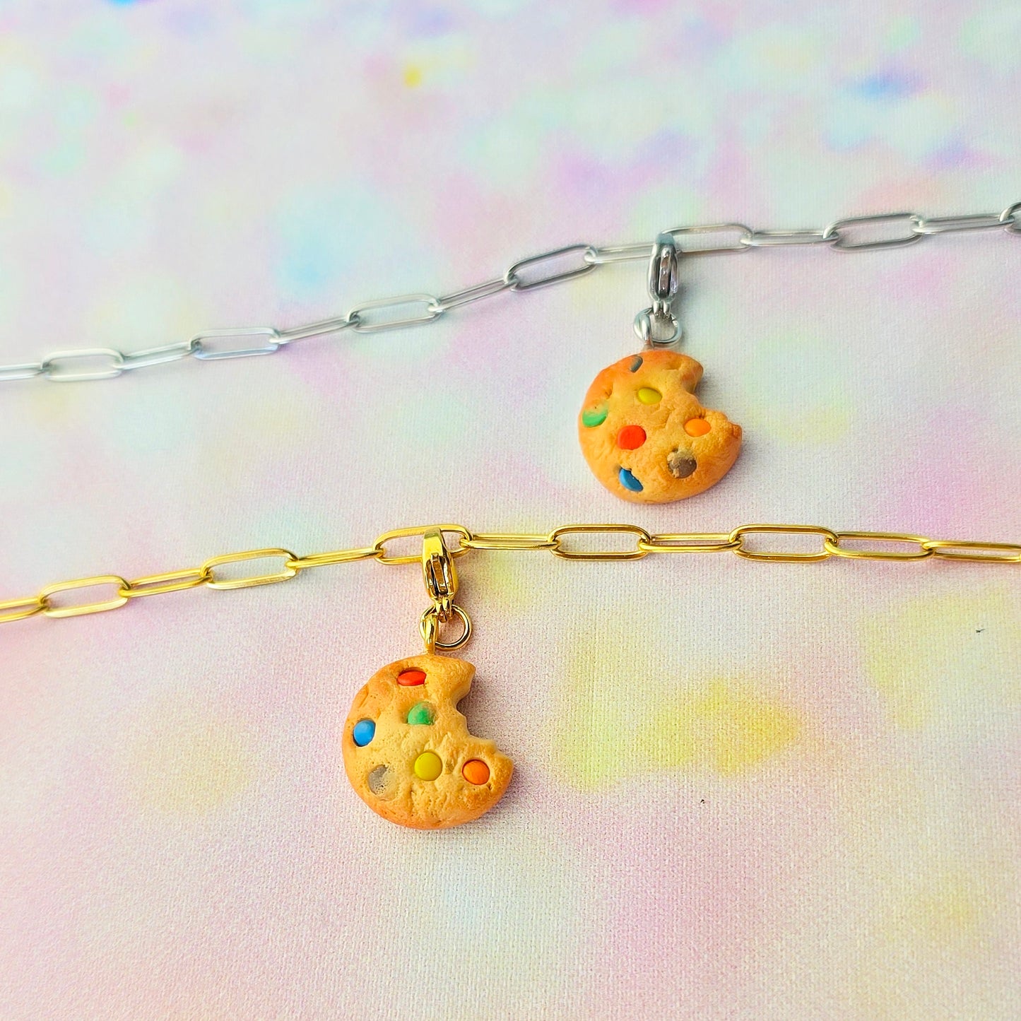 Rainbow Cookie Necklace Charm (Charm Only)