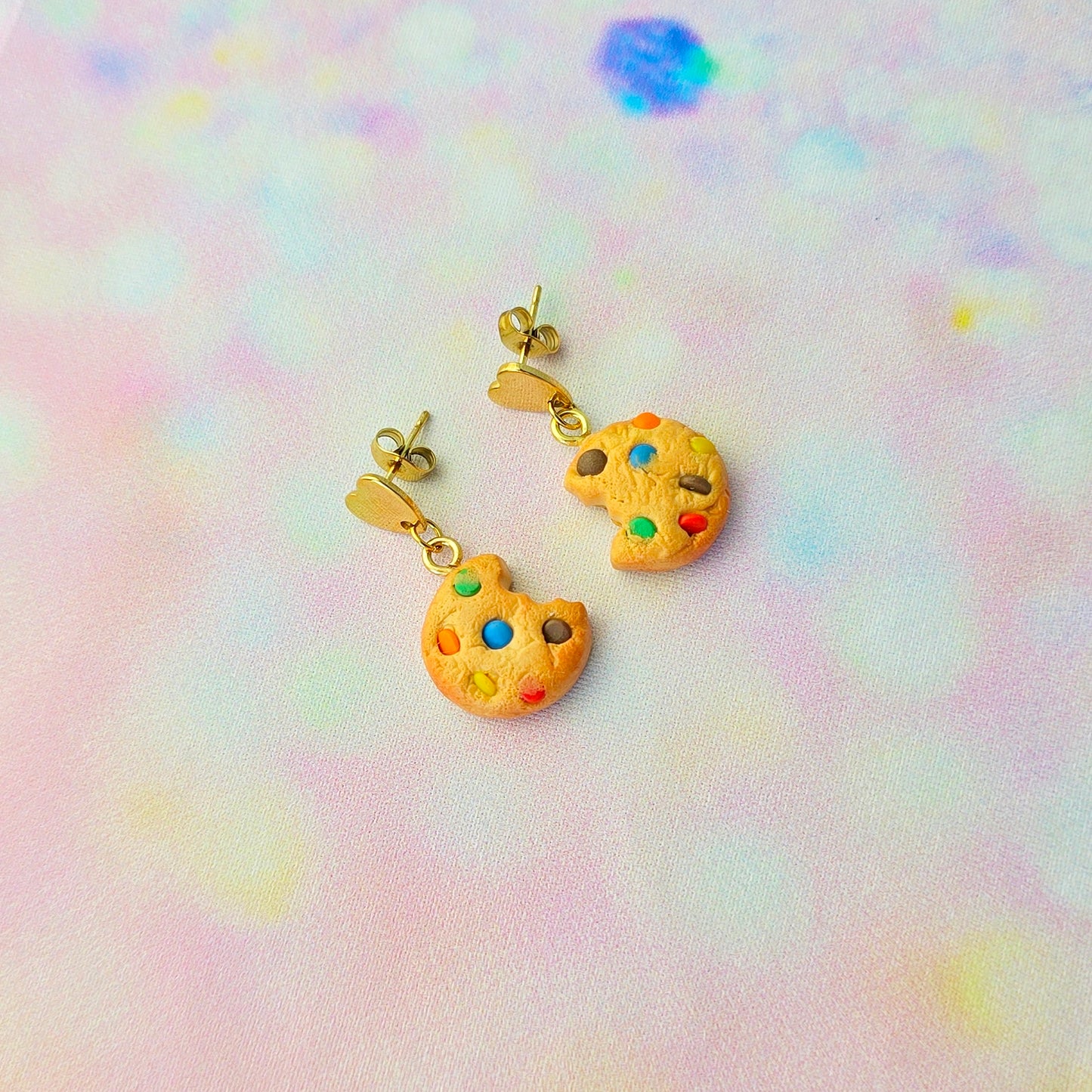 Rainbow Cookie Dangles