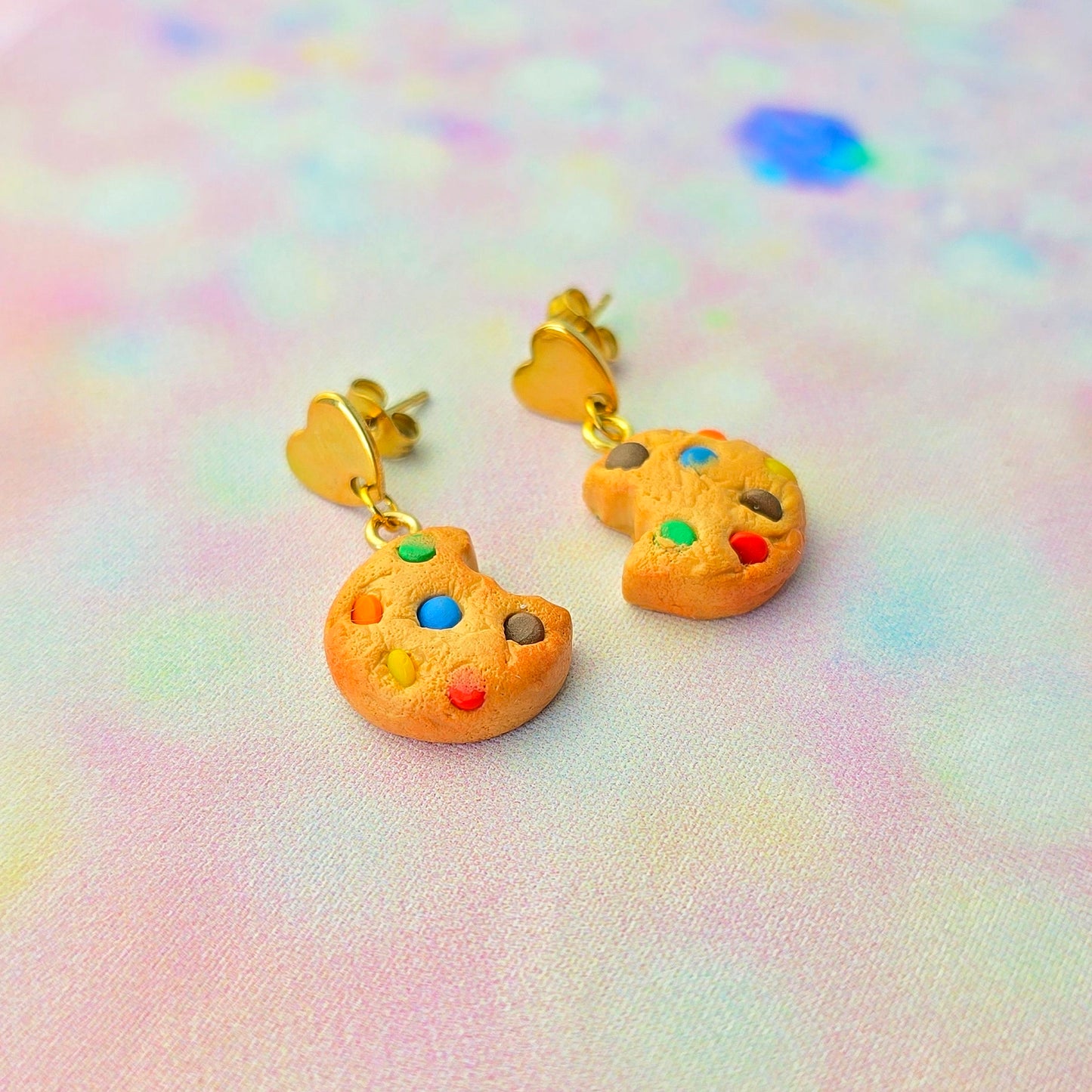 Rainbow Cookie Dangles