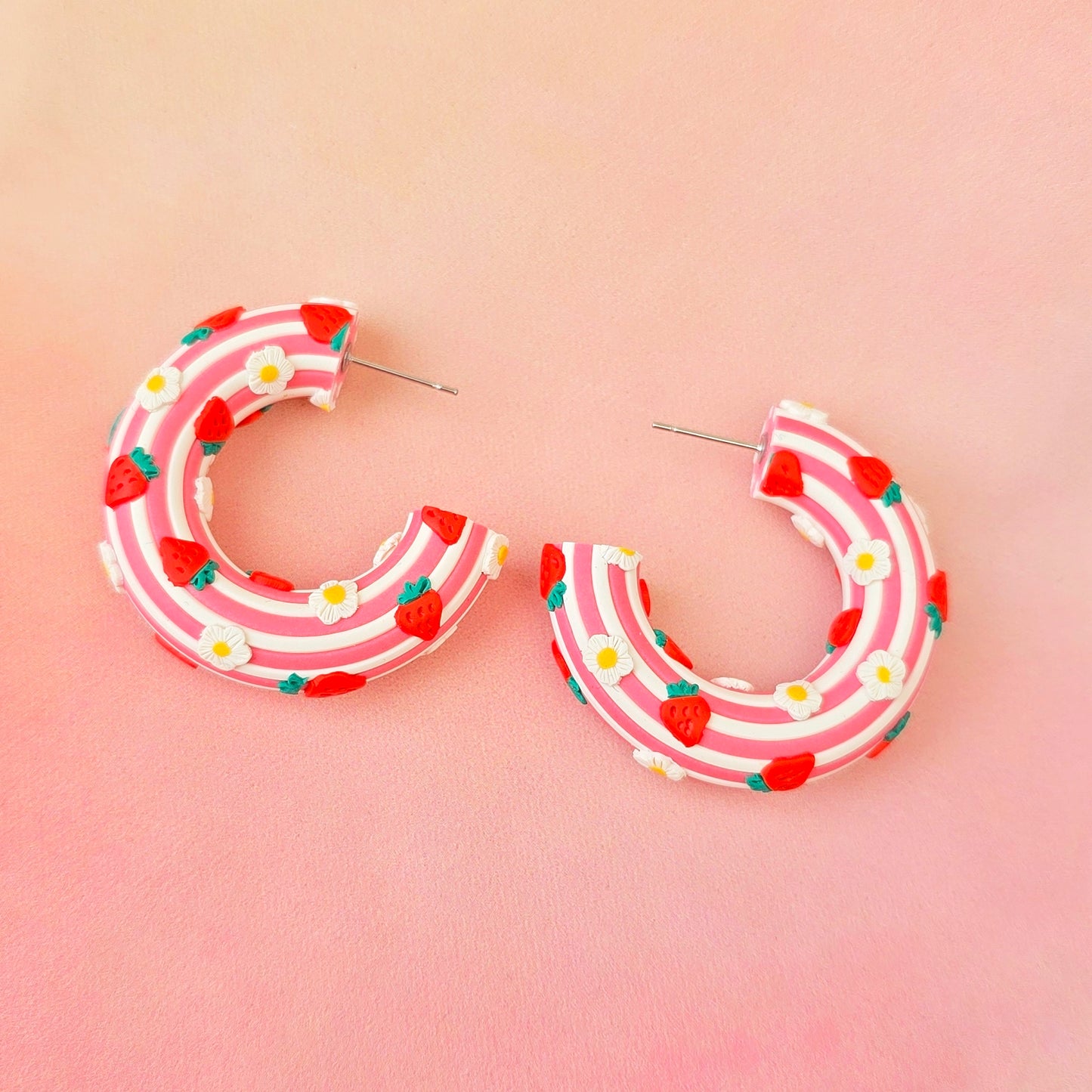 Strawberry Milk Chunky Hoops