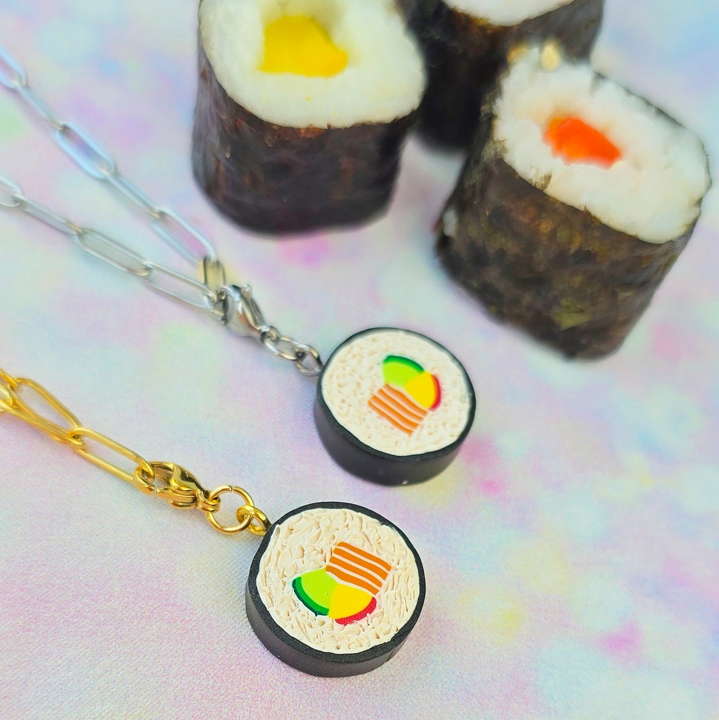 Sushi Necklace Charm (Charm Only)