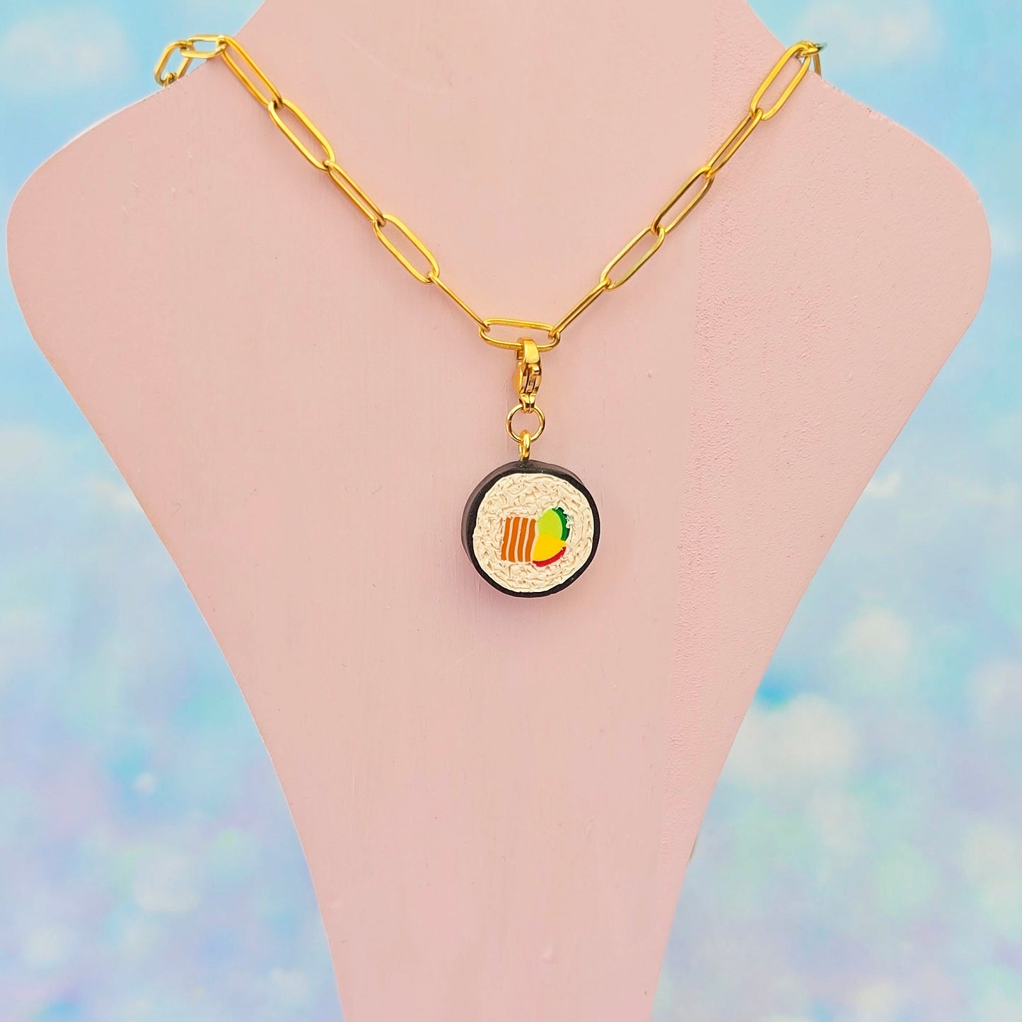Sushi Necklace Charm (Charm Only)