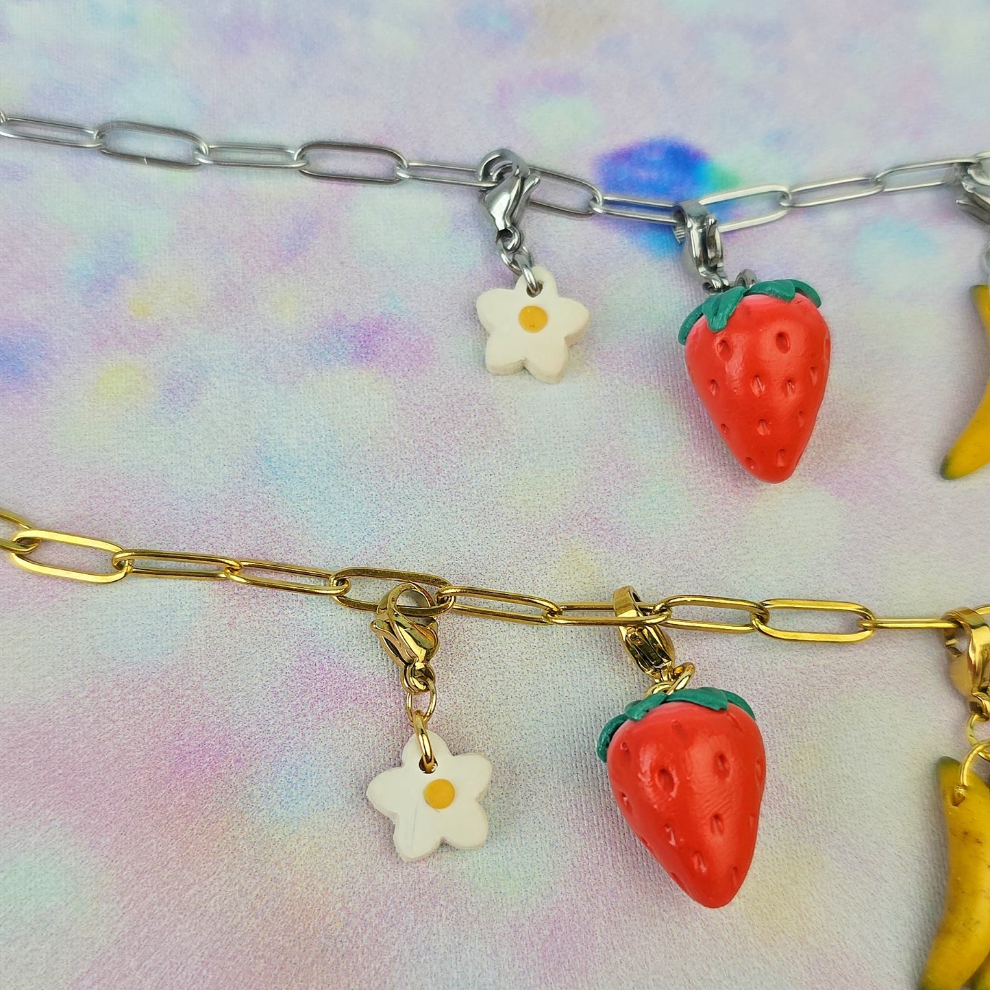 Flower Spacer Necklace Charm (Charm Only)