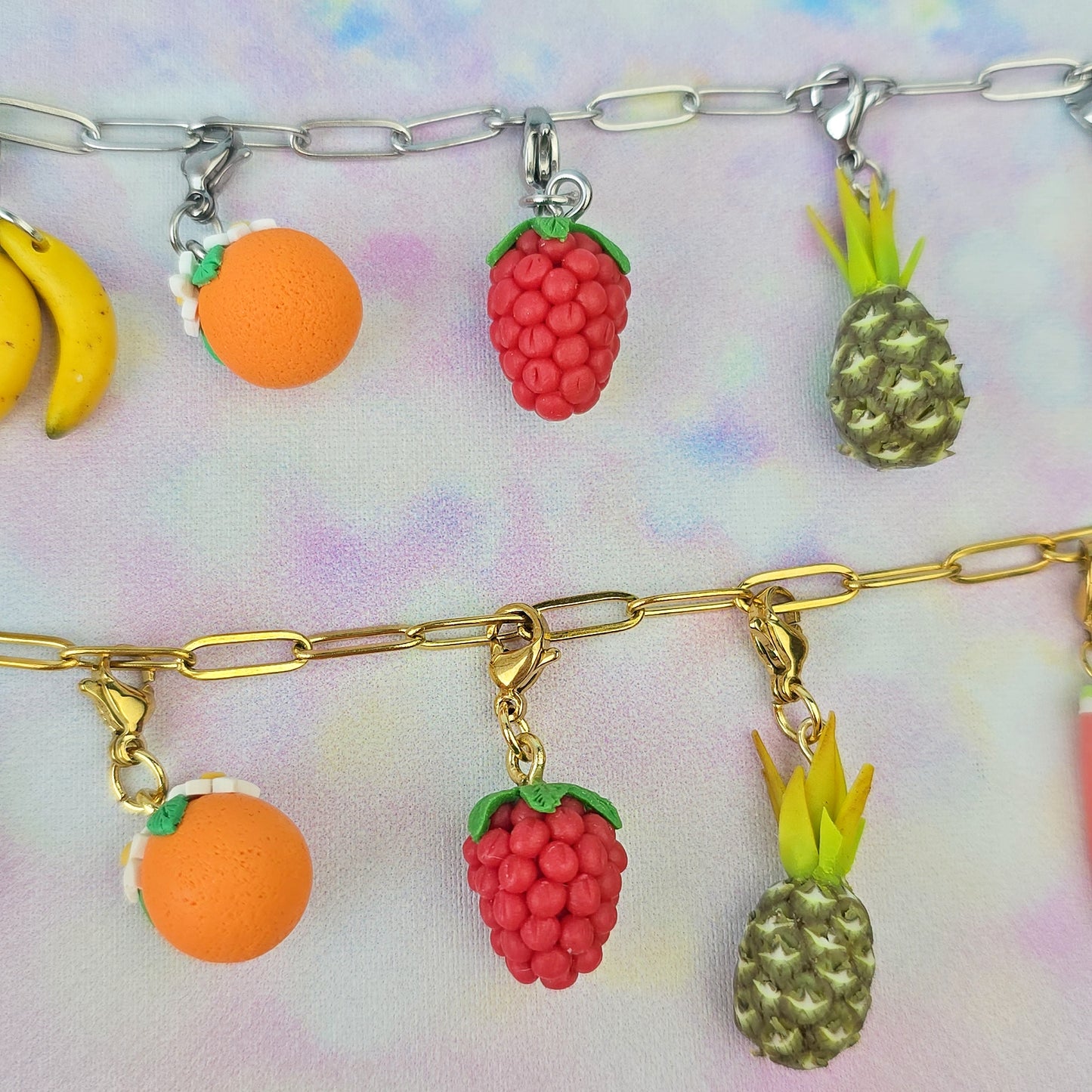 Raspberry Necklace Charm (Charm Only)