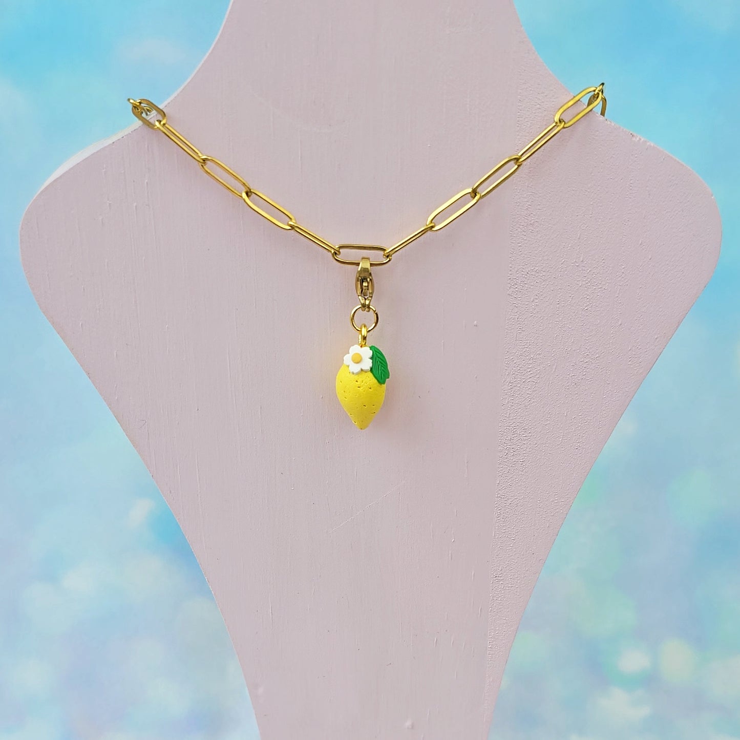 Lemon Necklace Charm (Charm Only)