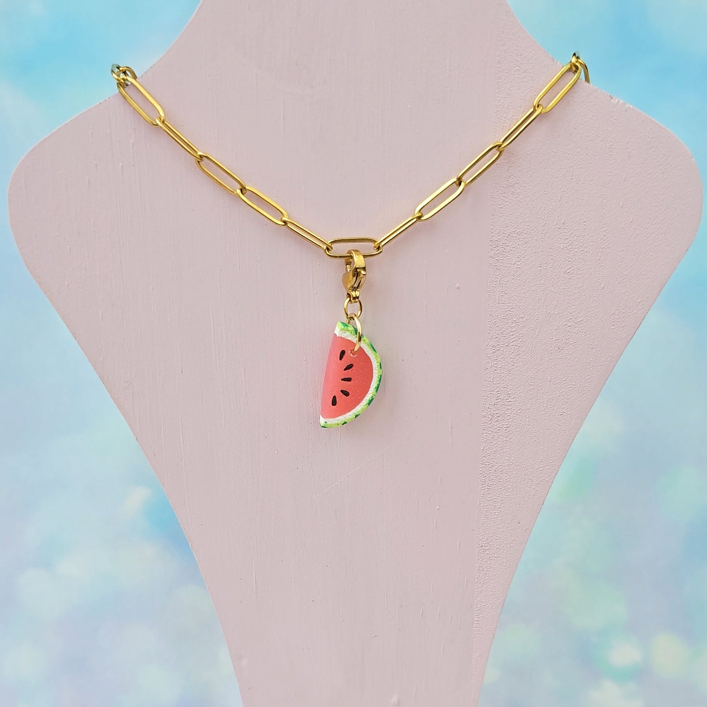 Watermelon Necklace Charm (Charm Only)