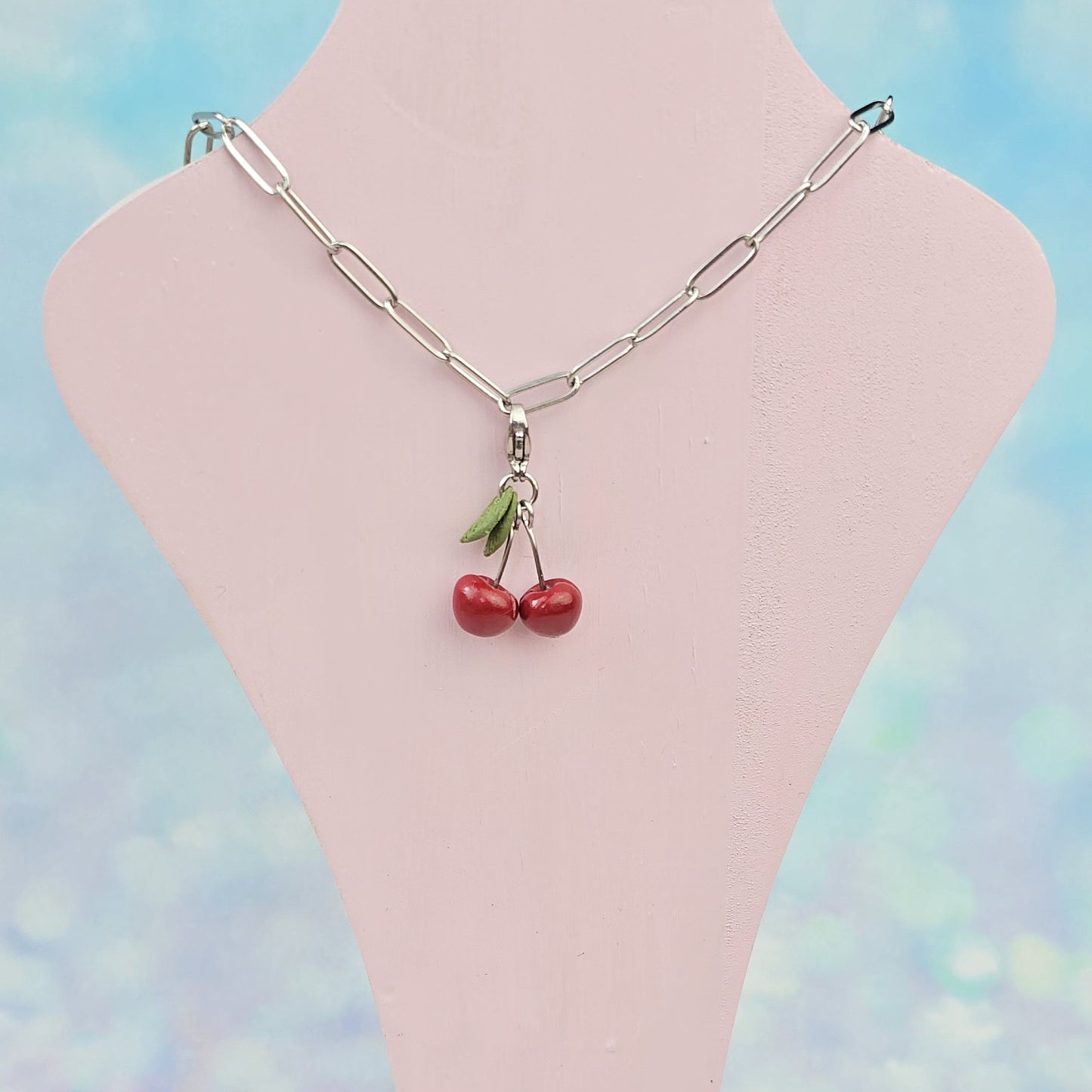 Cherry Necklace Charm (Charm Only)
