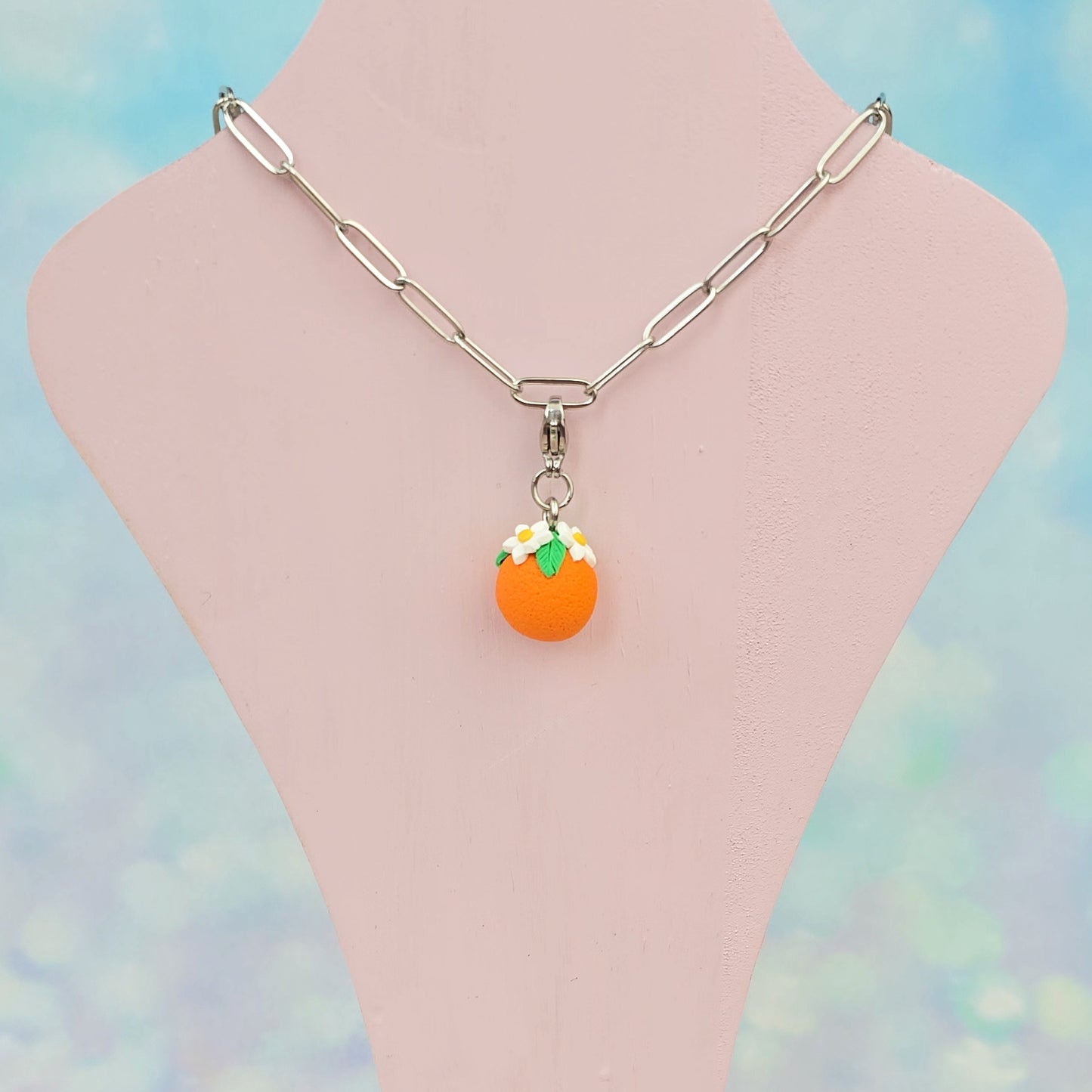 Orange Necklace Charm (Charm Only)