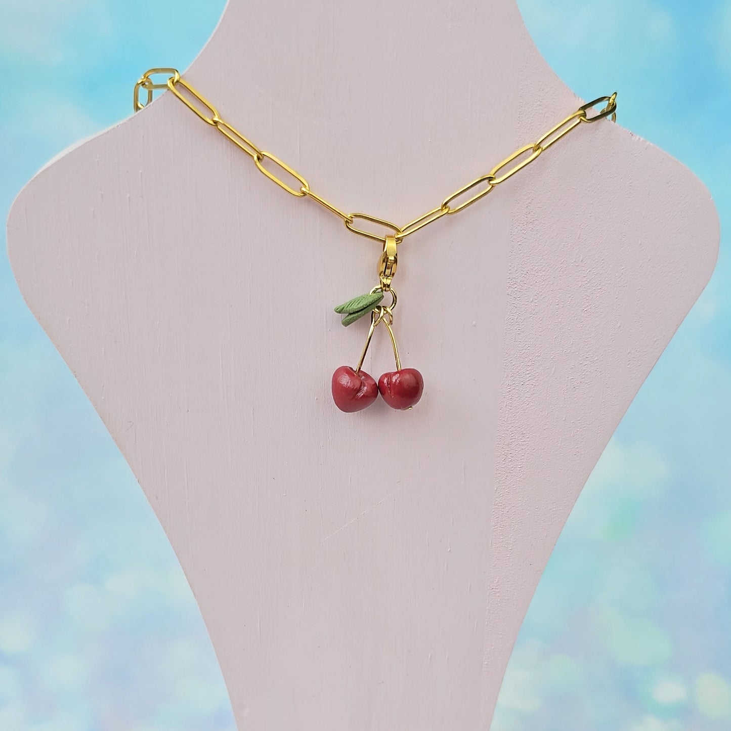 Cherry Necklace Charm (Charm Only)