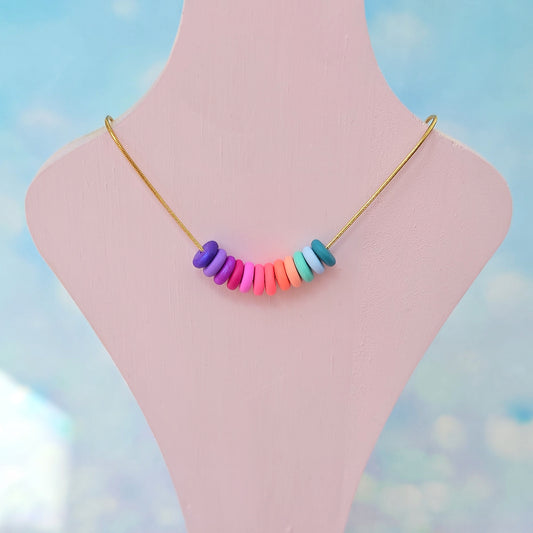 Mermaid Magic Mini Beaded Necklace