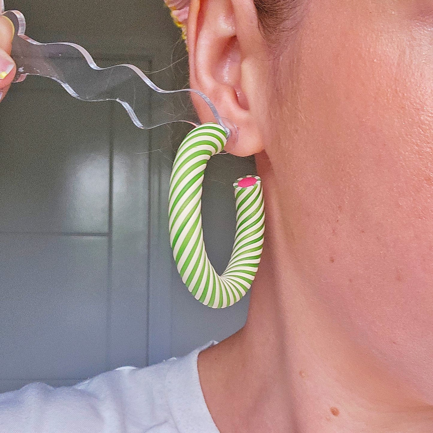 Lolly Twisted Hoops