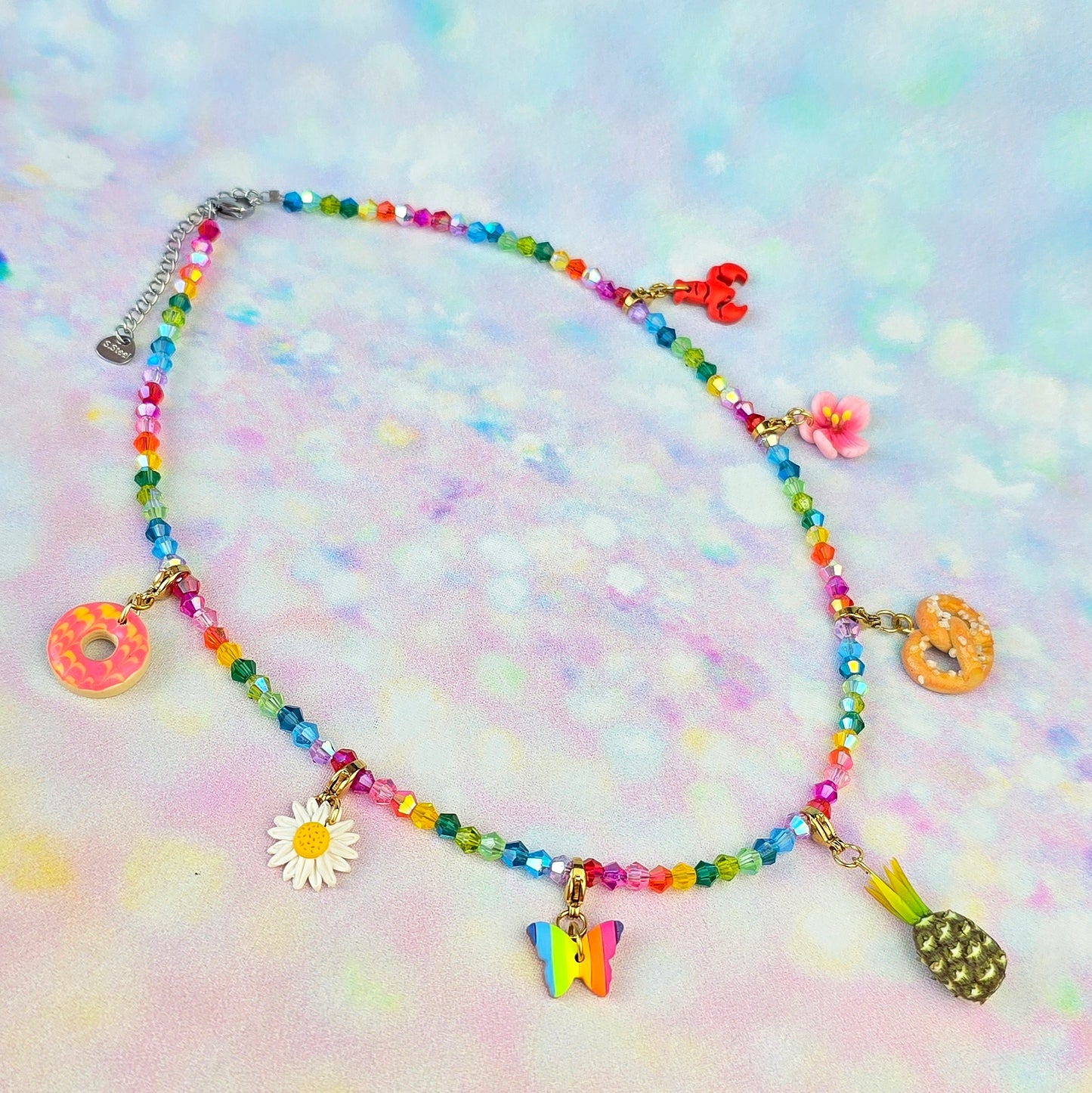 Glass Beaded Necklaces (Build your own charm necklace!)