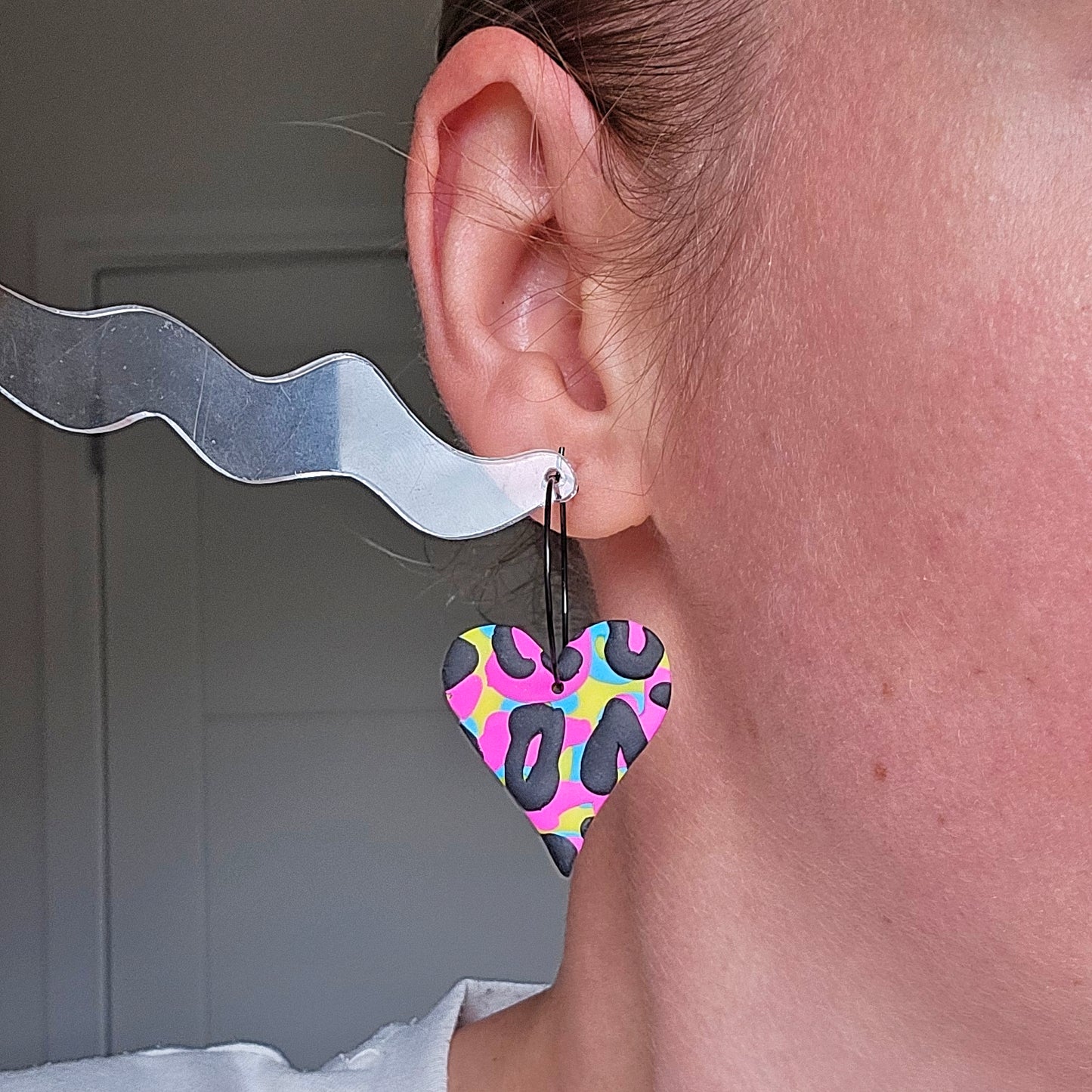 LIMITED EDITION Multicoloured Heart Dangles