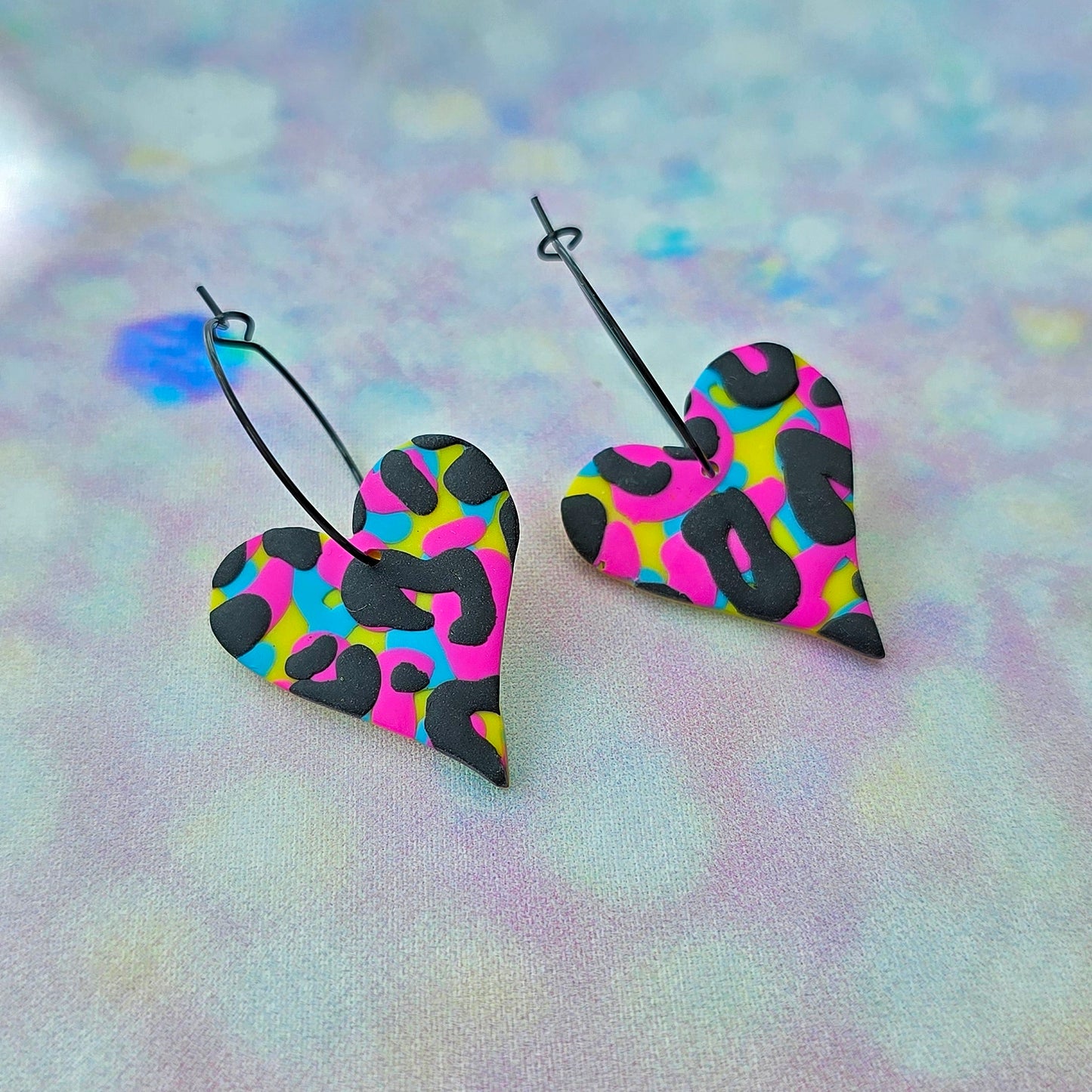 LIMITED EDITION Multicoloured Heart Dangles
