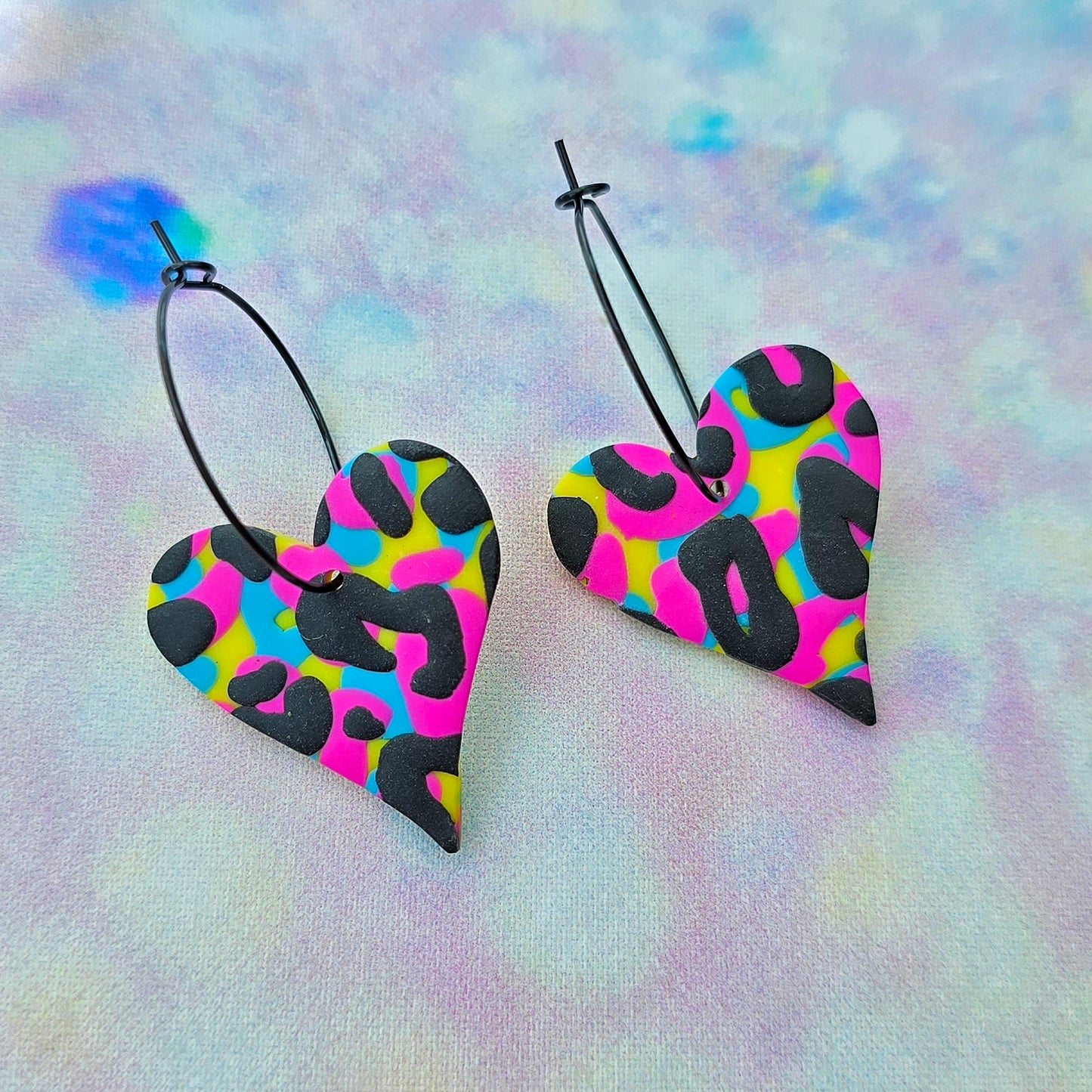 LIMITED EDITION Multicoloured Heart Dangles