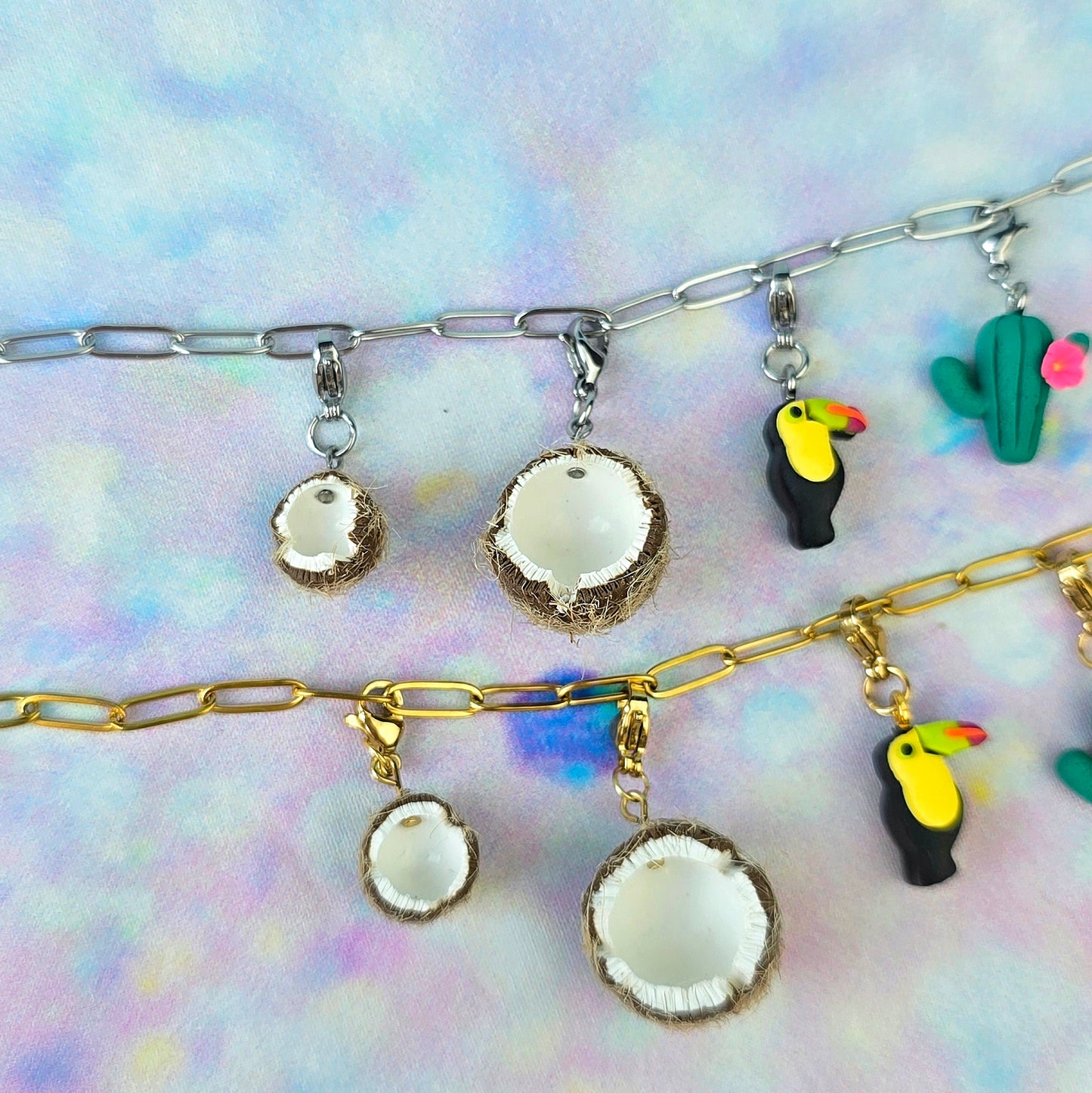 Coconut Necklace Charm (Charm Only)