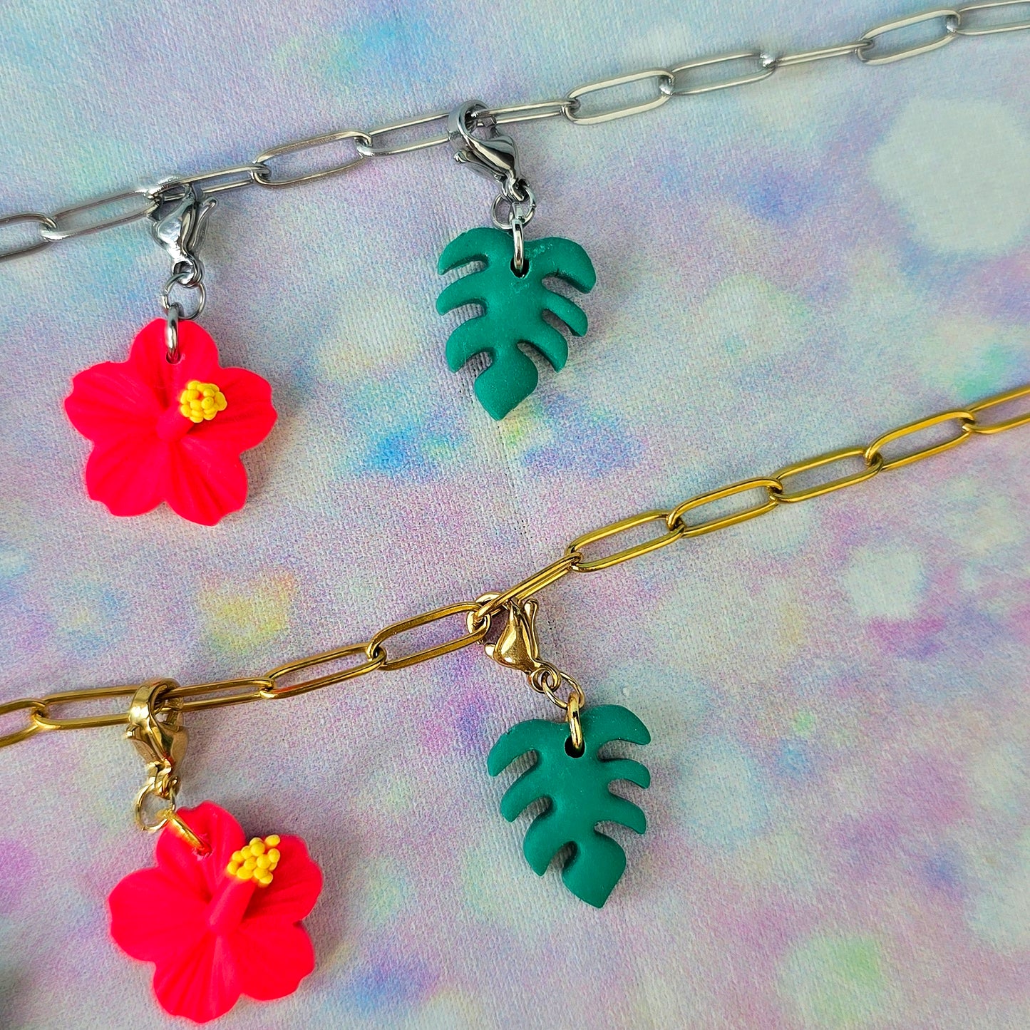 Monstera Necklace Charm (Charm Only)
