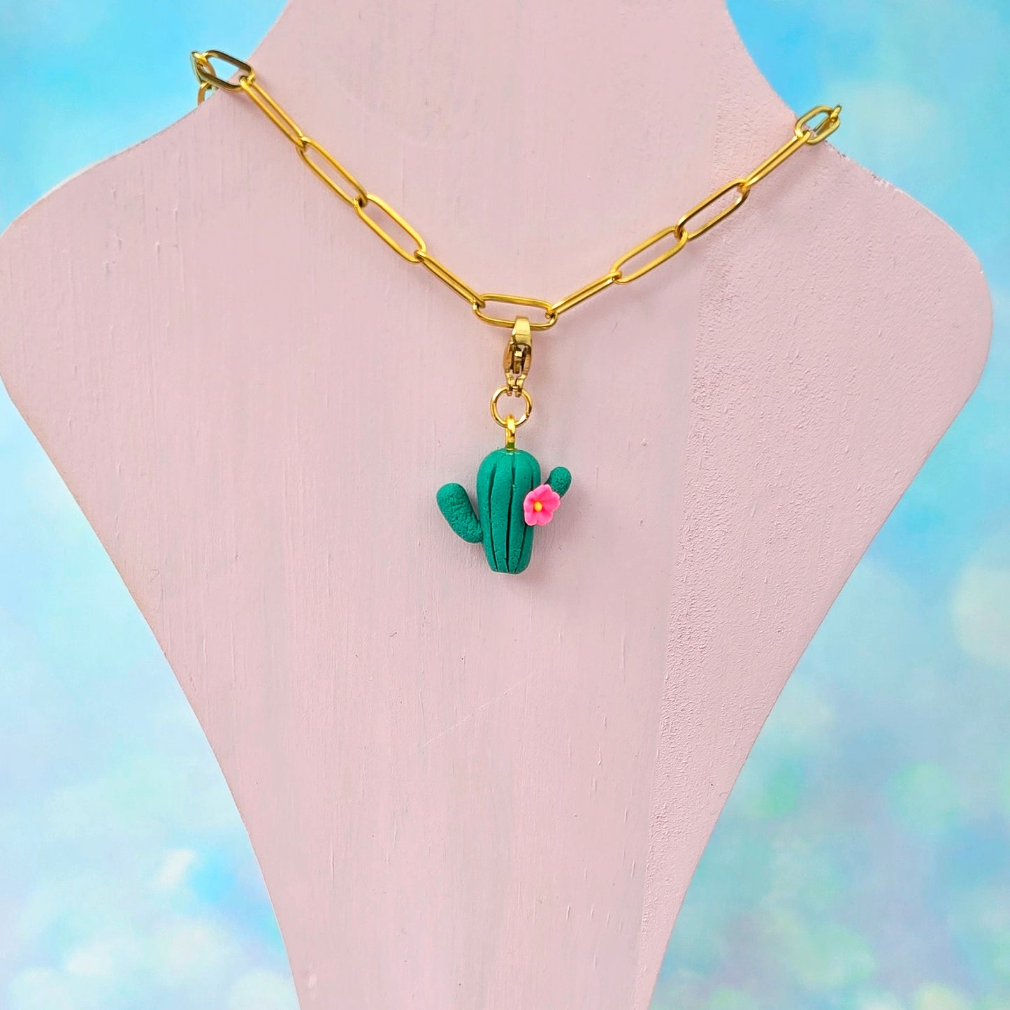 Cactus Necklace Charm (Charm Only)