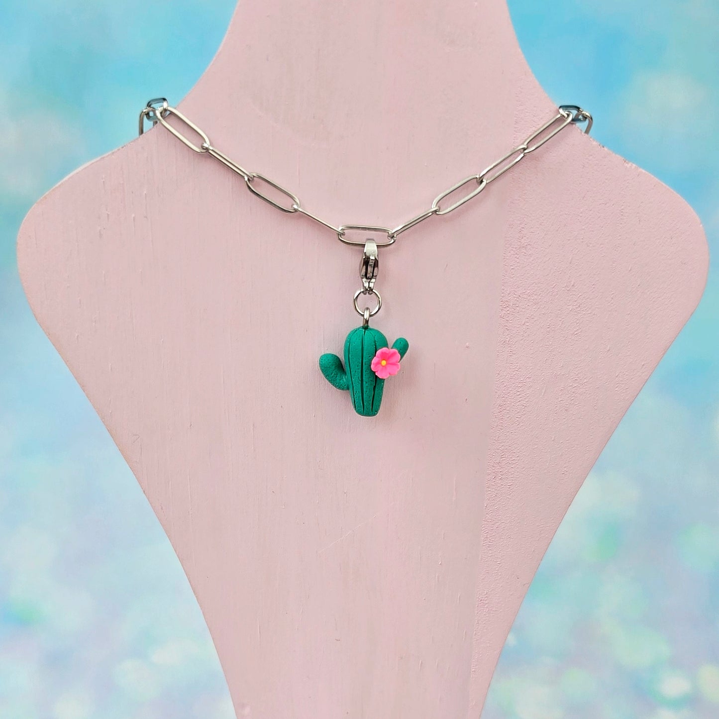 Cactus Necklace Charm (Charm Only)