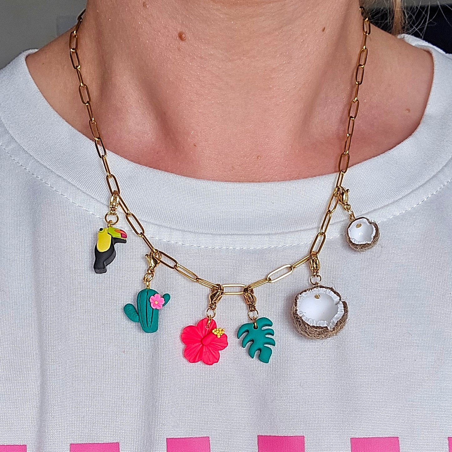 Cactus Necklace Charm (Charm Only)