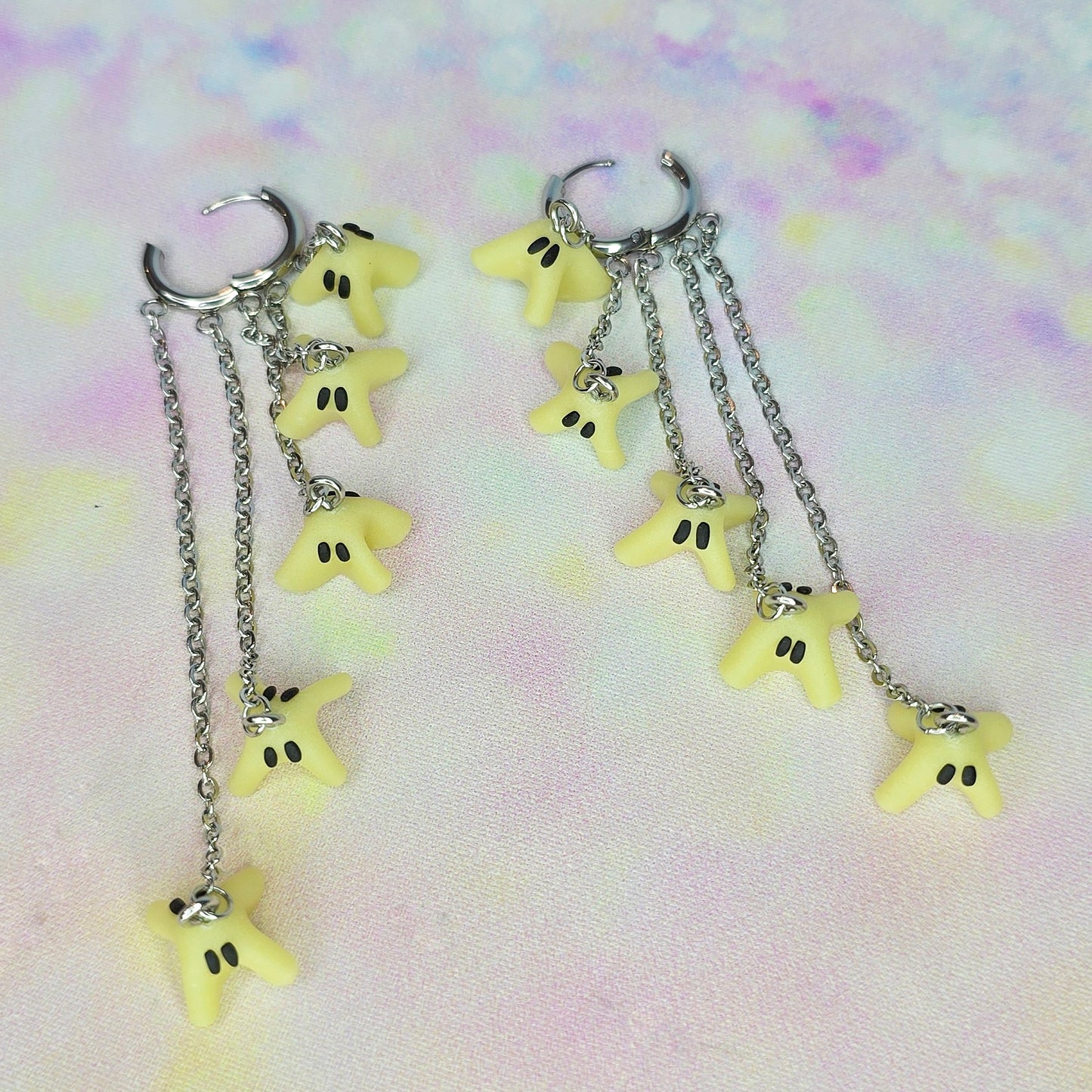 Glow In The Dark Ghost 5 Drop Dangles