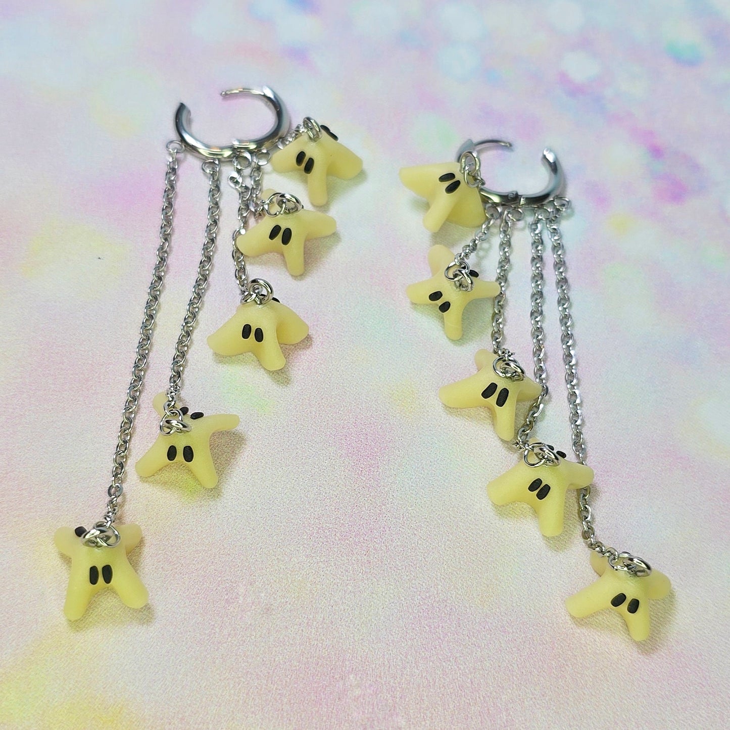 Glow In The Dark Ghost 5 Drop Dangles